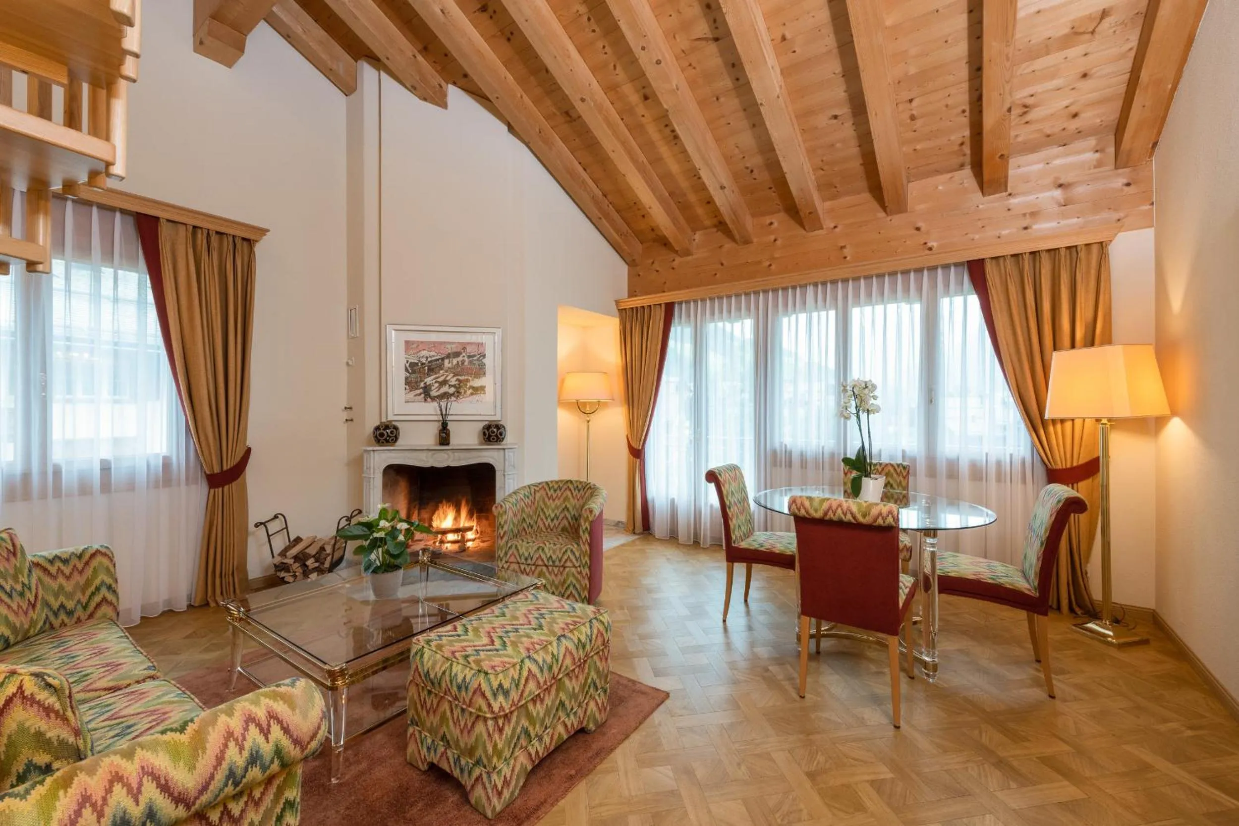 Living room in Hotel Vereina