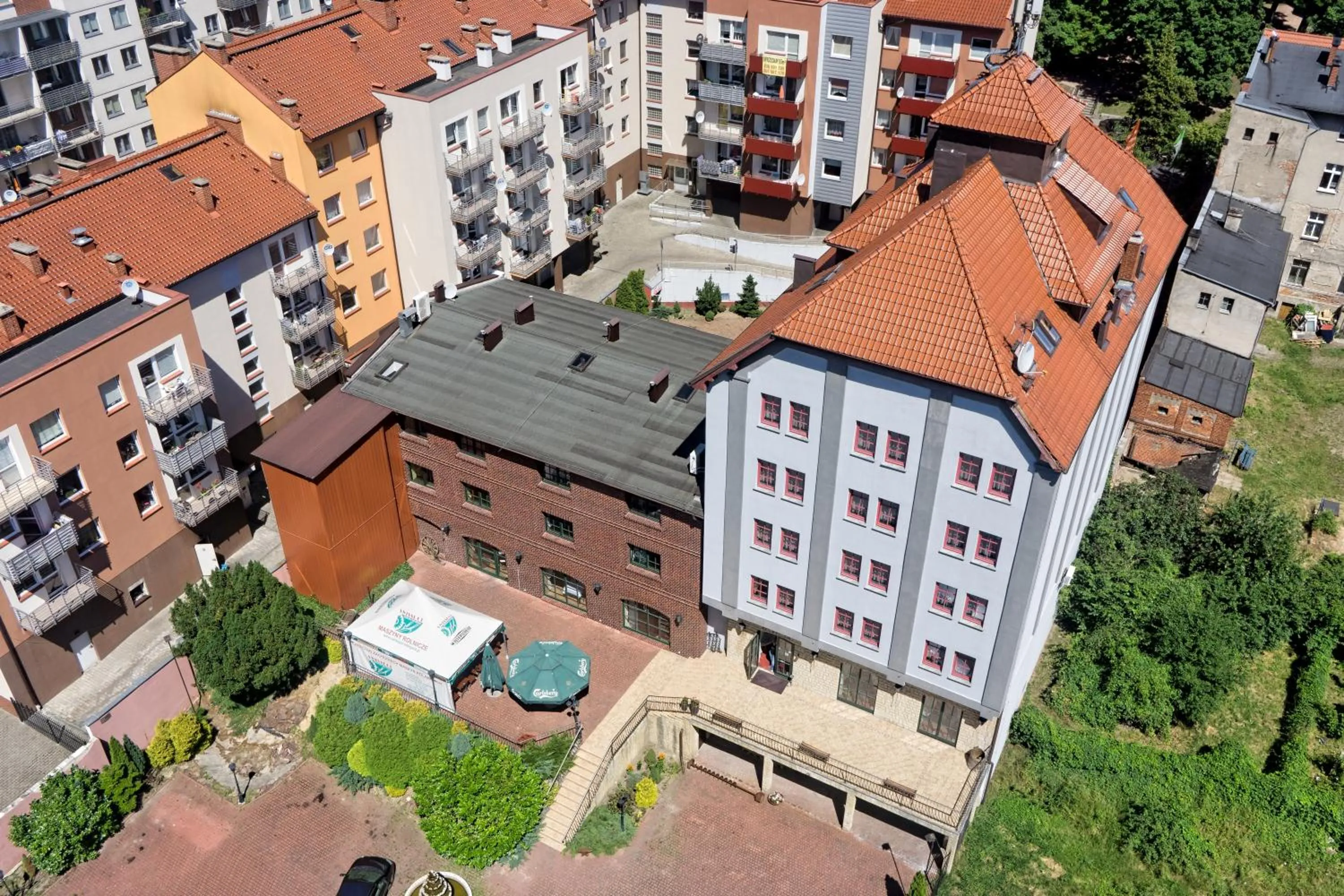 Bird's eye view in Hotel Spichlerz