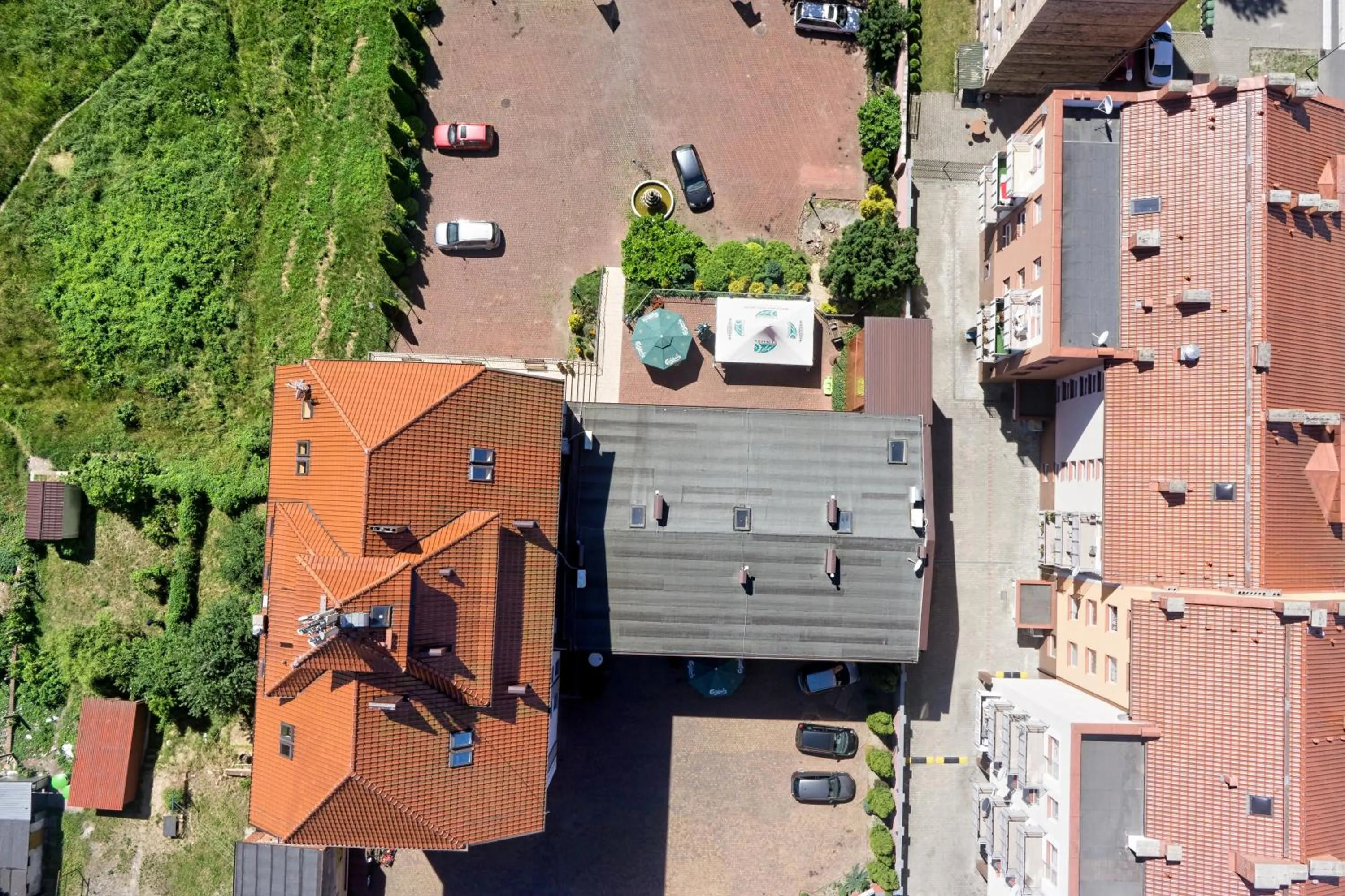 Bird's eye view in Hotel Spichlerz