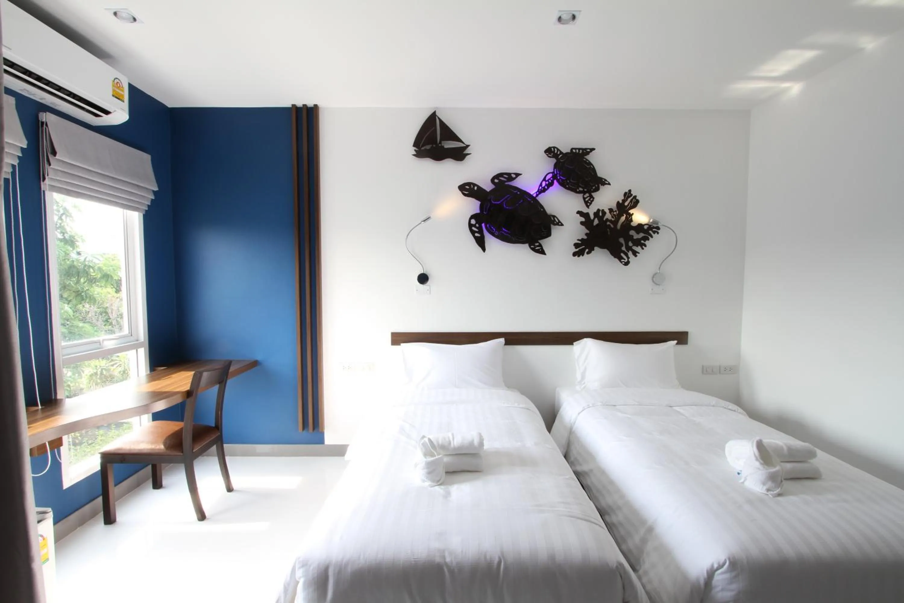 Bed in Anna-Nava Pakkret Hotel