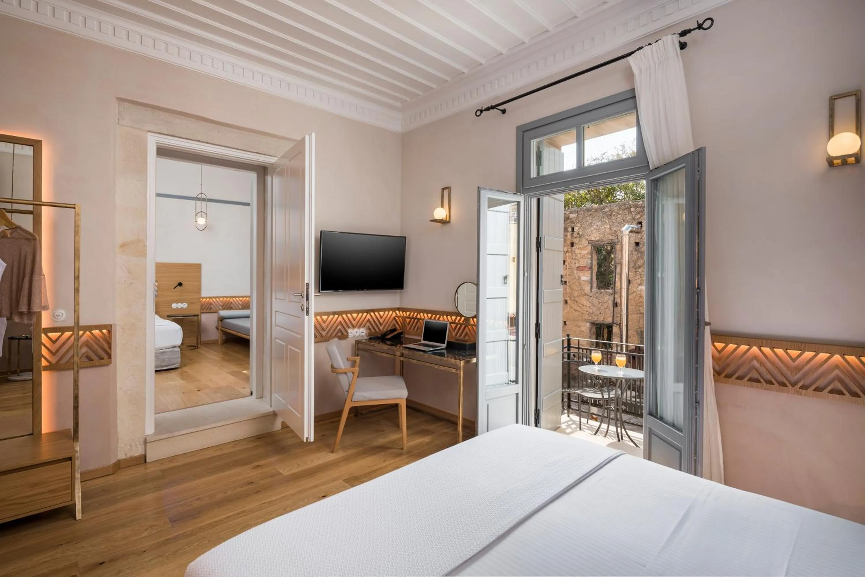 Balcony/Terrace, Bed in Scala de Faro