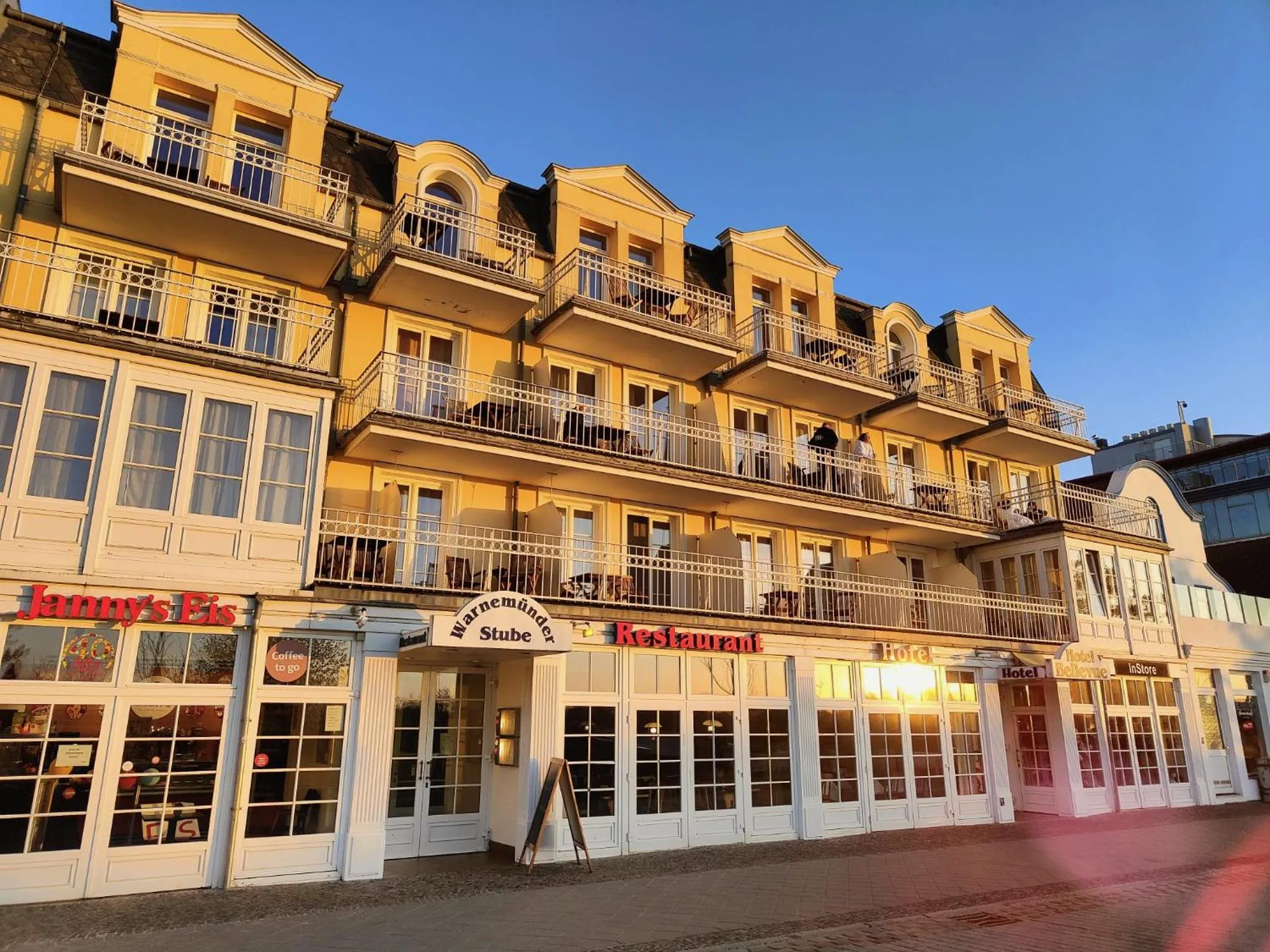 Property building in Hotel Bellevue Warnemünde