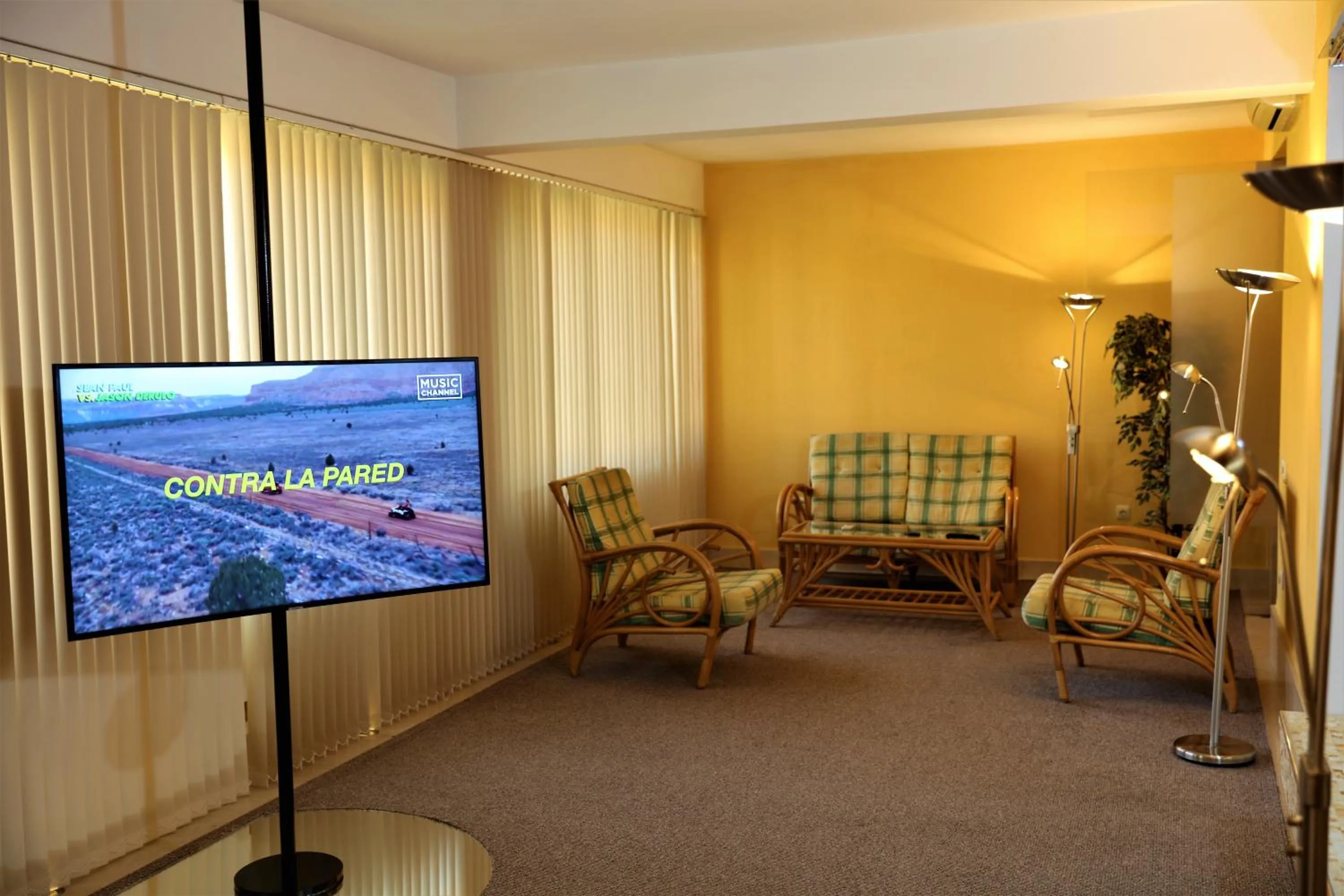 Seating area in Hotel Central