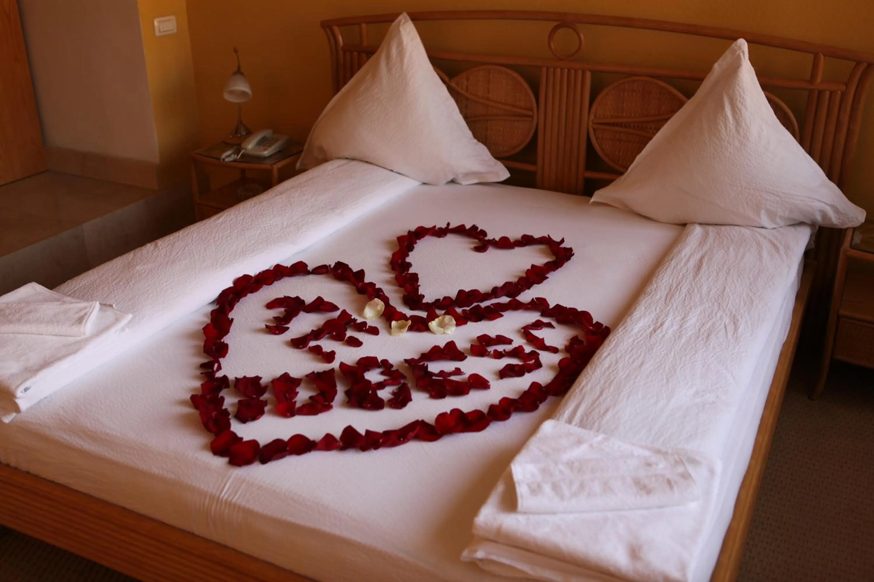 Decorative detail, Bed in Hotel Central