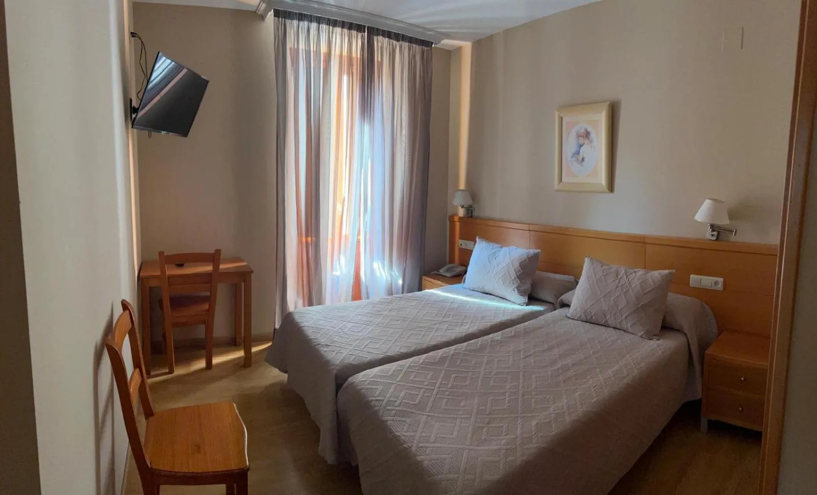 Bed in Hotel Castilla