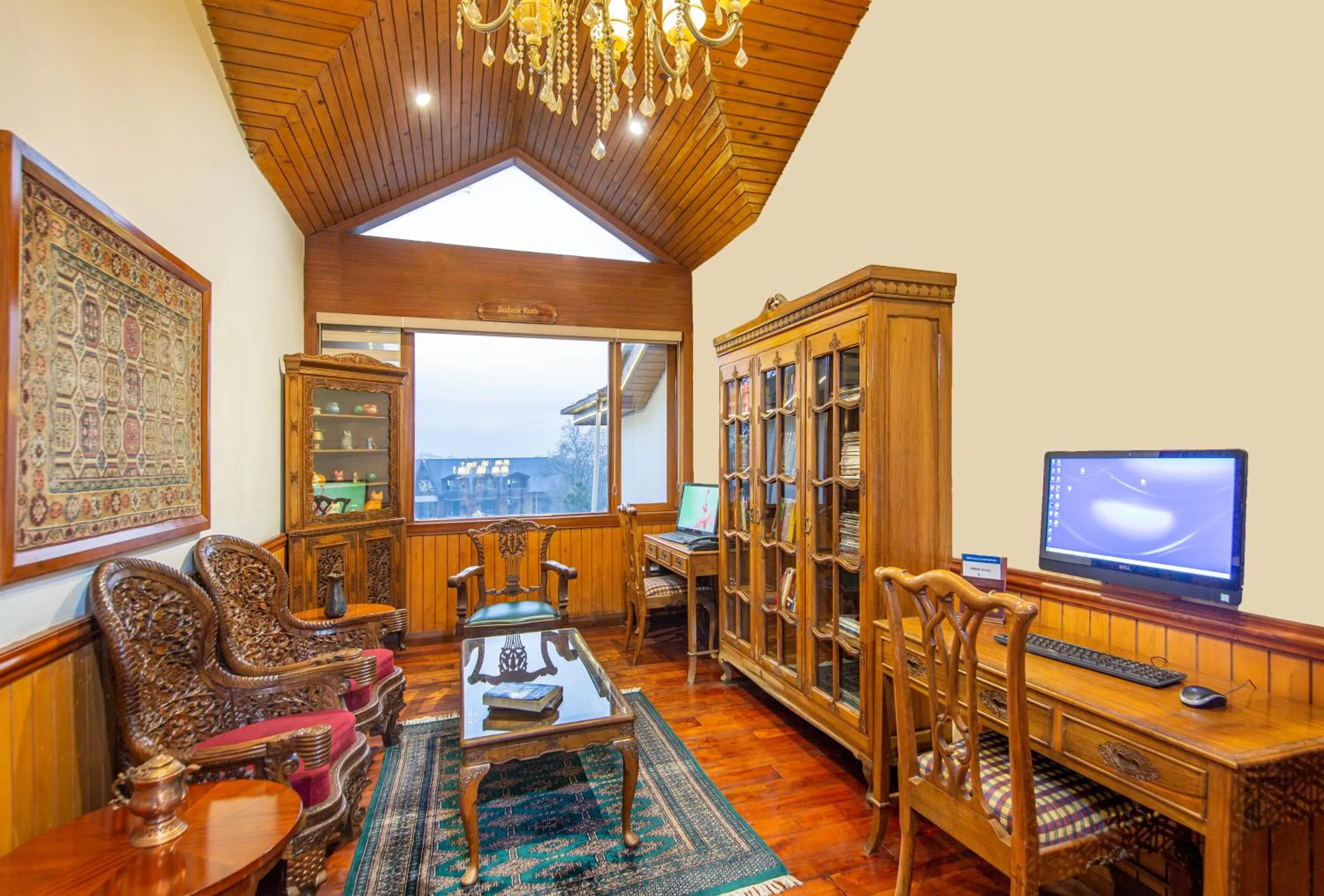 Library in Fortune Resort Heevan, Srinagar - Member ITC Hotels' Group