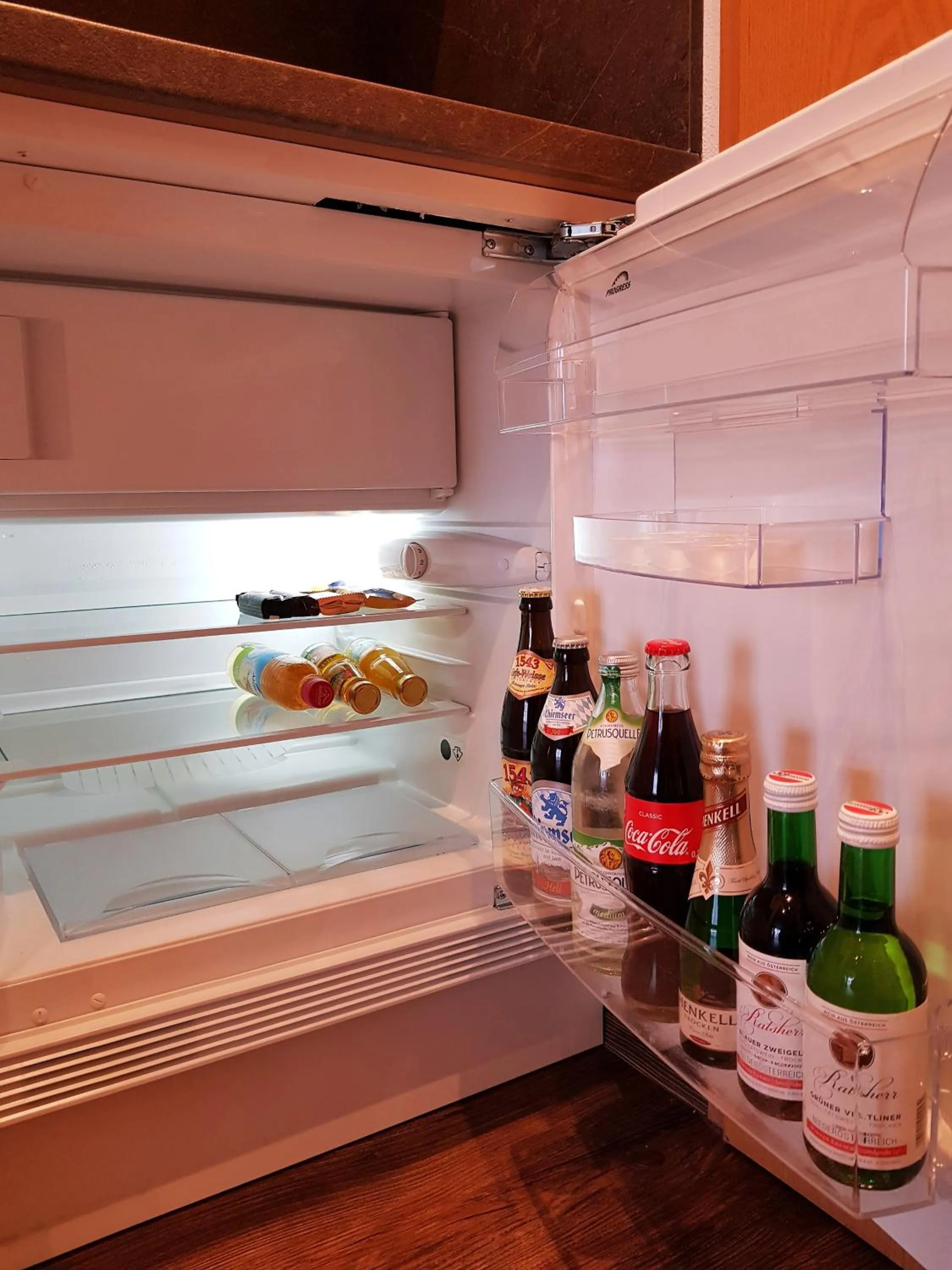 Kitchen or kitchenette in Apparthotel Garni Superior Simsseeblick