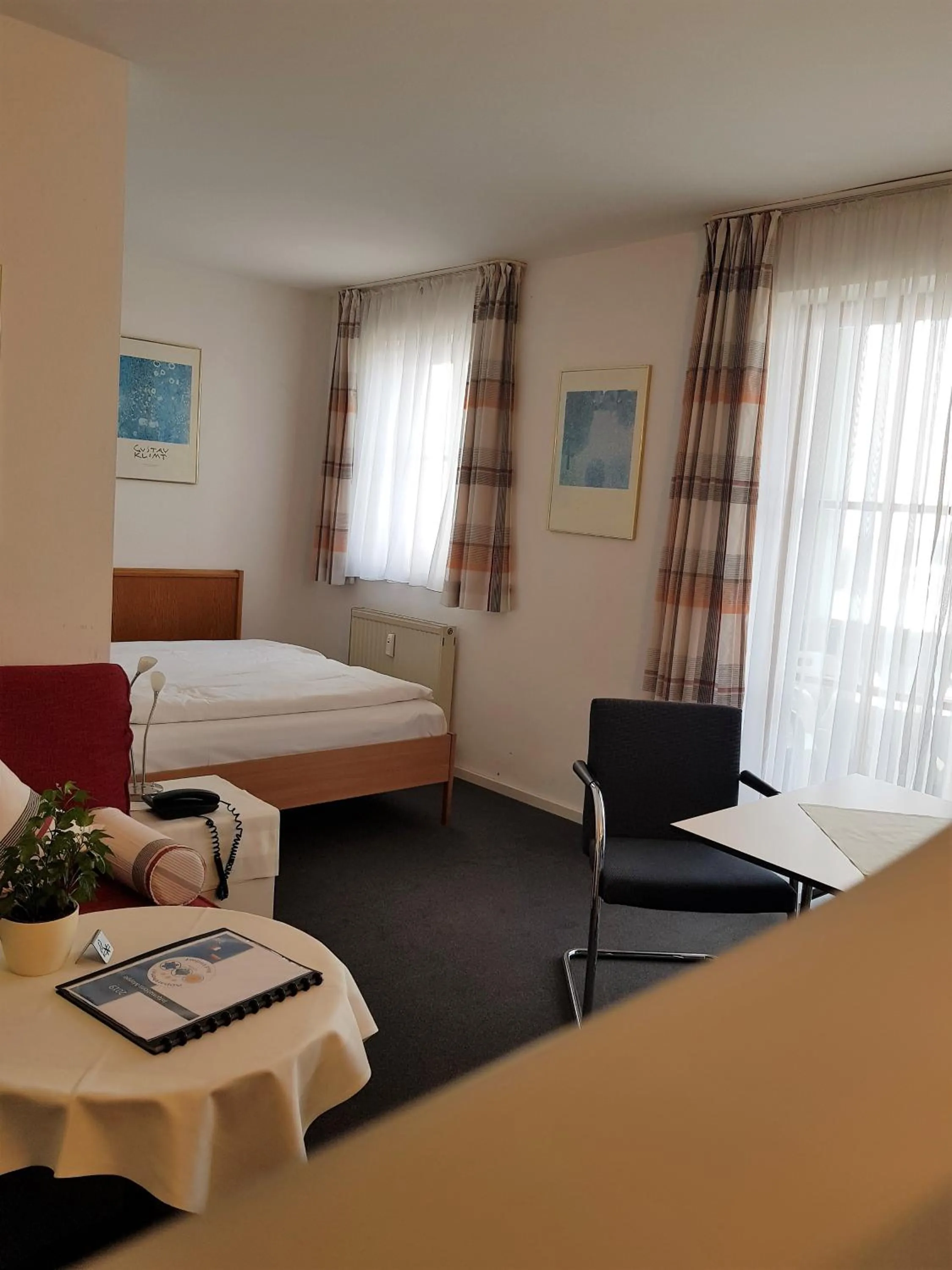 Bed in Apparthotel Garni Superior Simsseeblick