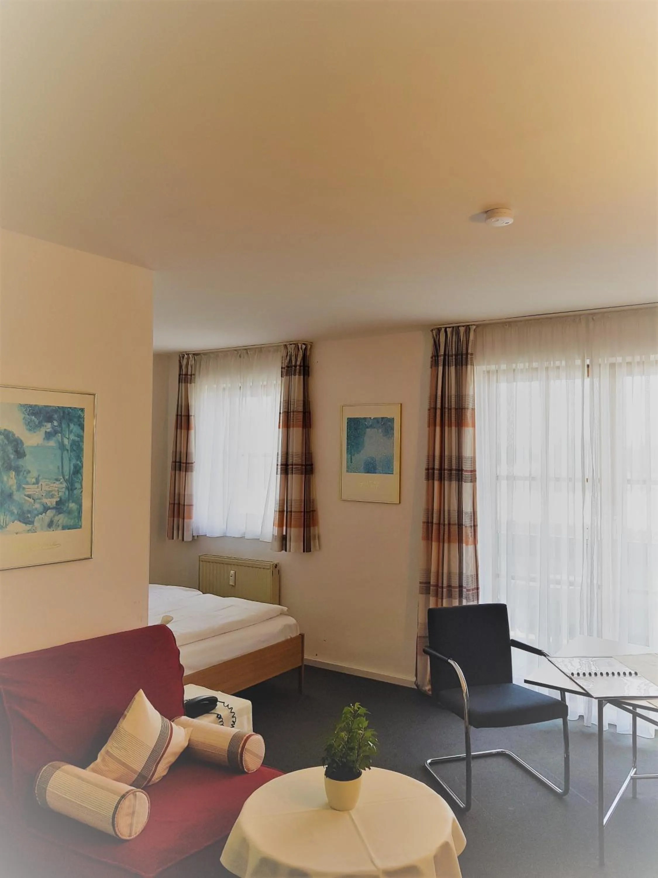 Bed in Apparthotel Garni Superior Simsseeblick