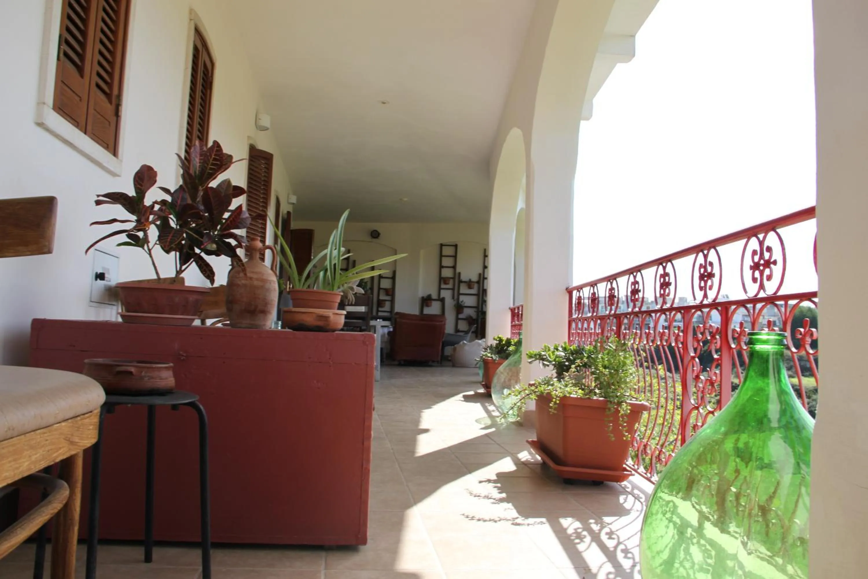 Balcony/Terrace in B&B Le Terrazze Lama Balice