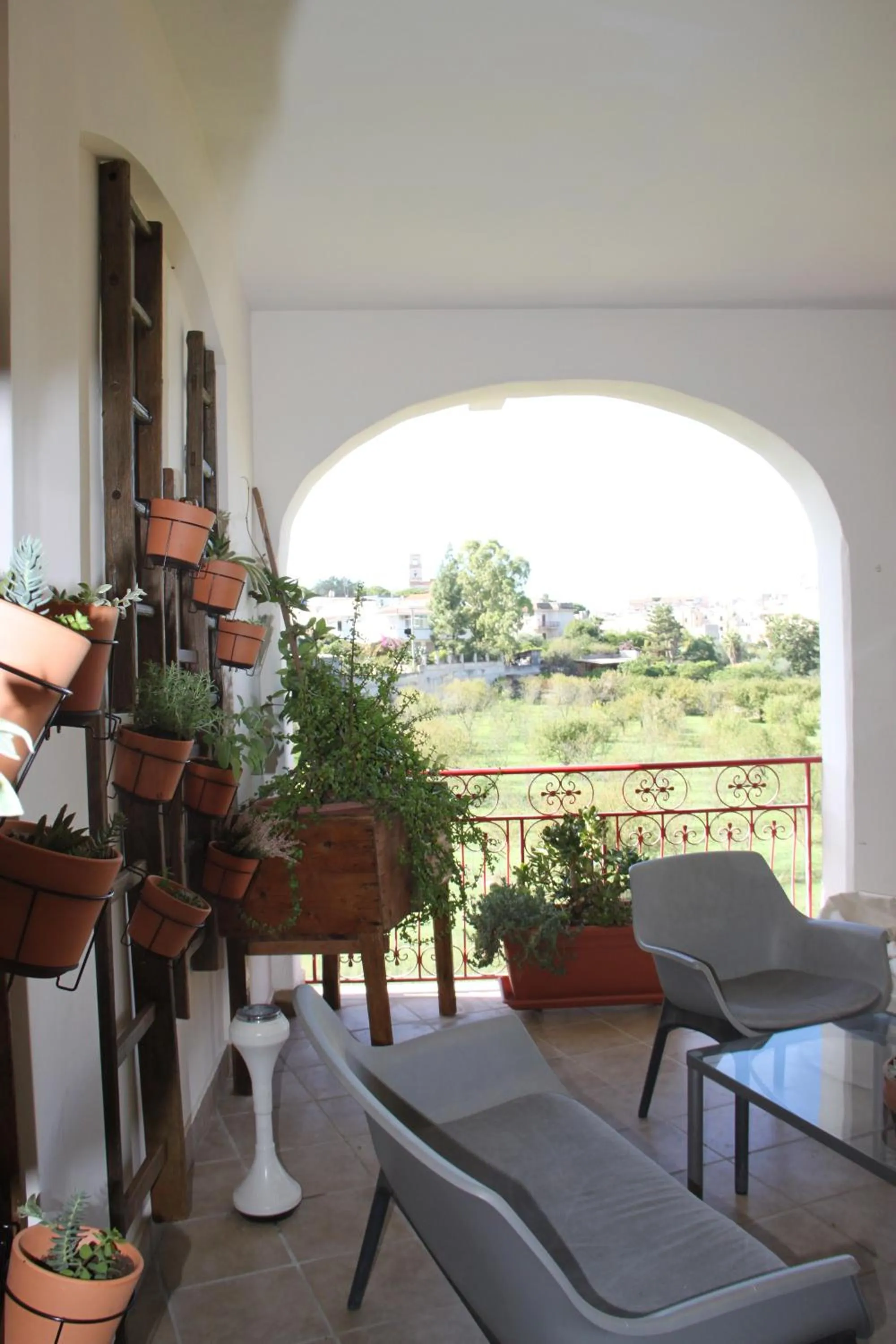 Balcony/Terrace in B&B Le Terrazze Lama Balice