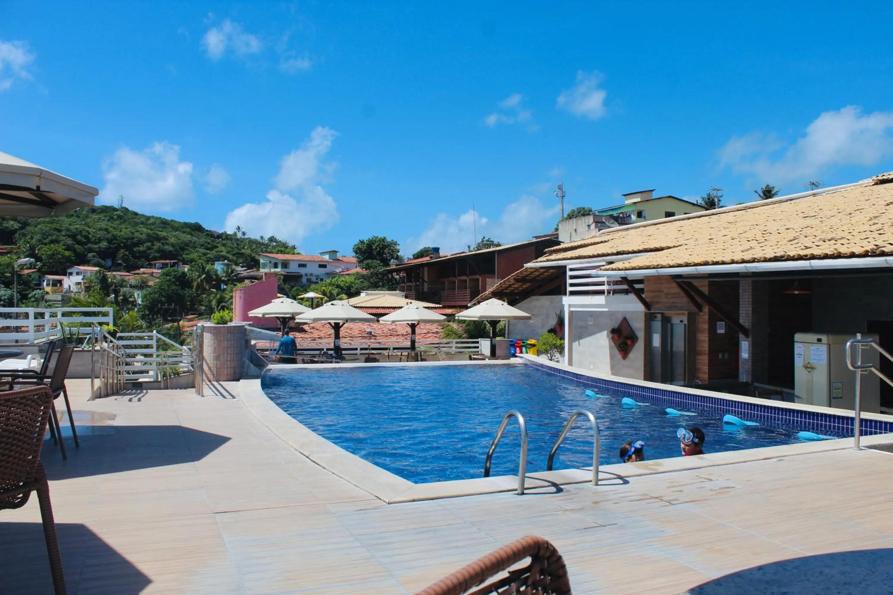 Swimming pool in Pipas Bay