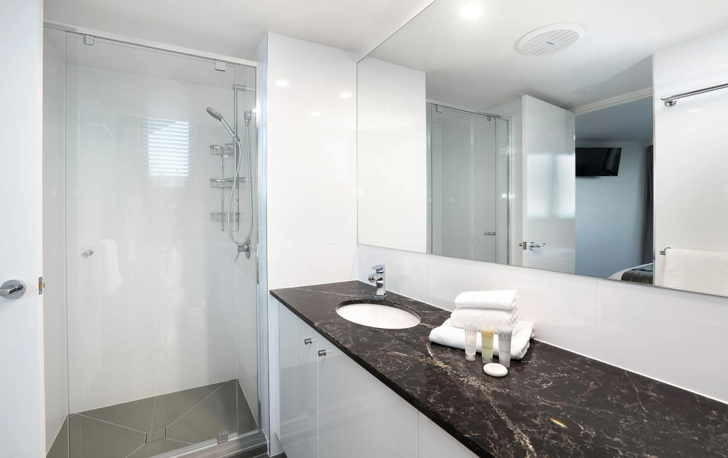 Bathroom in Peninsular Beachfront Resort