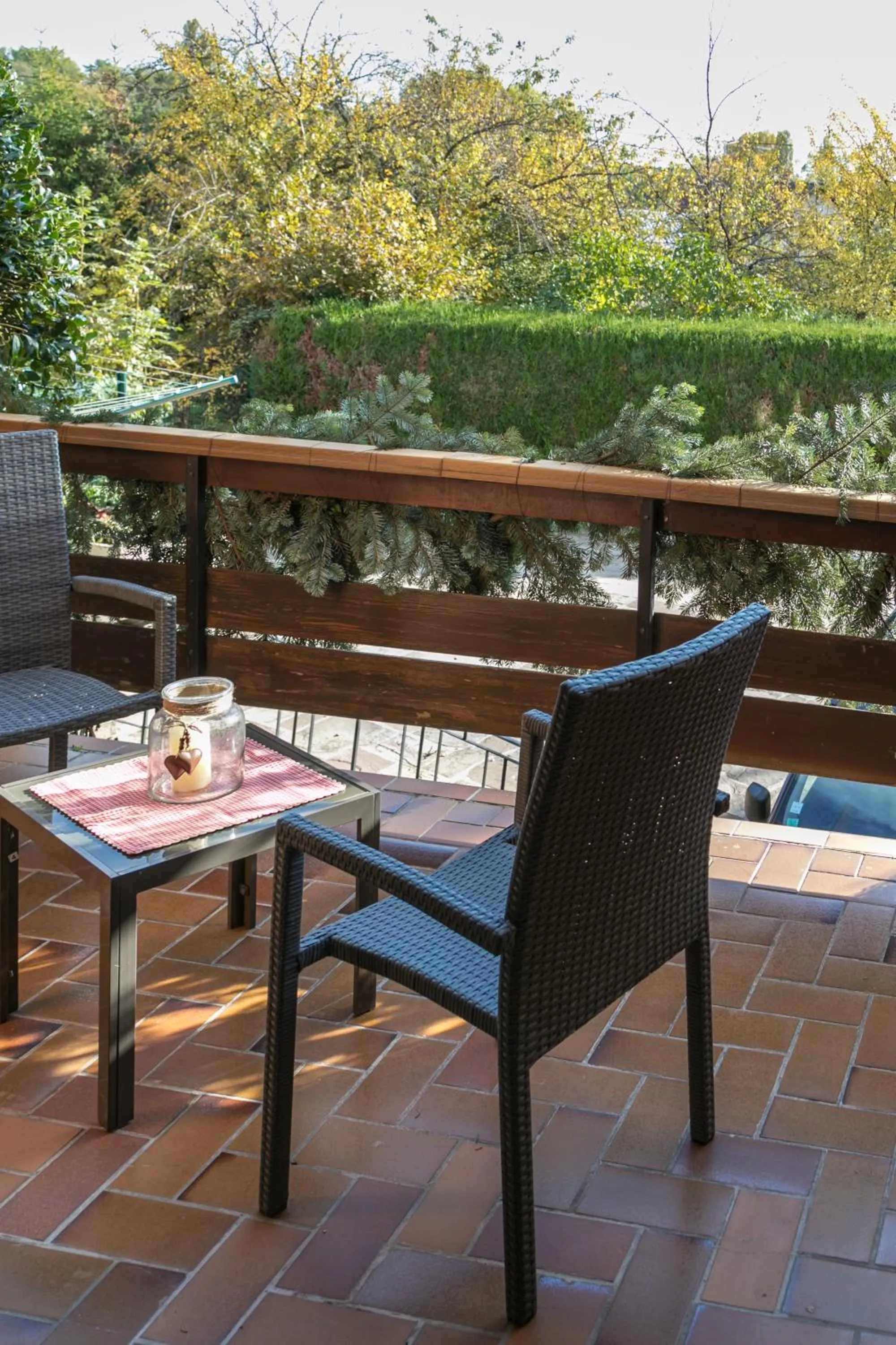Balcony/Terrace in Les Chambres Chez Christine