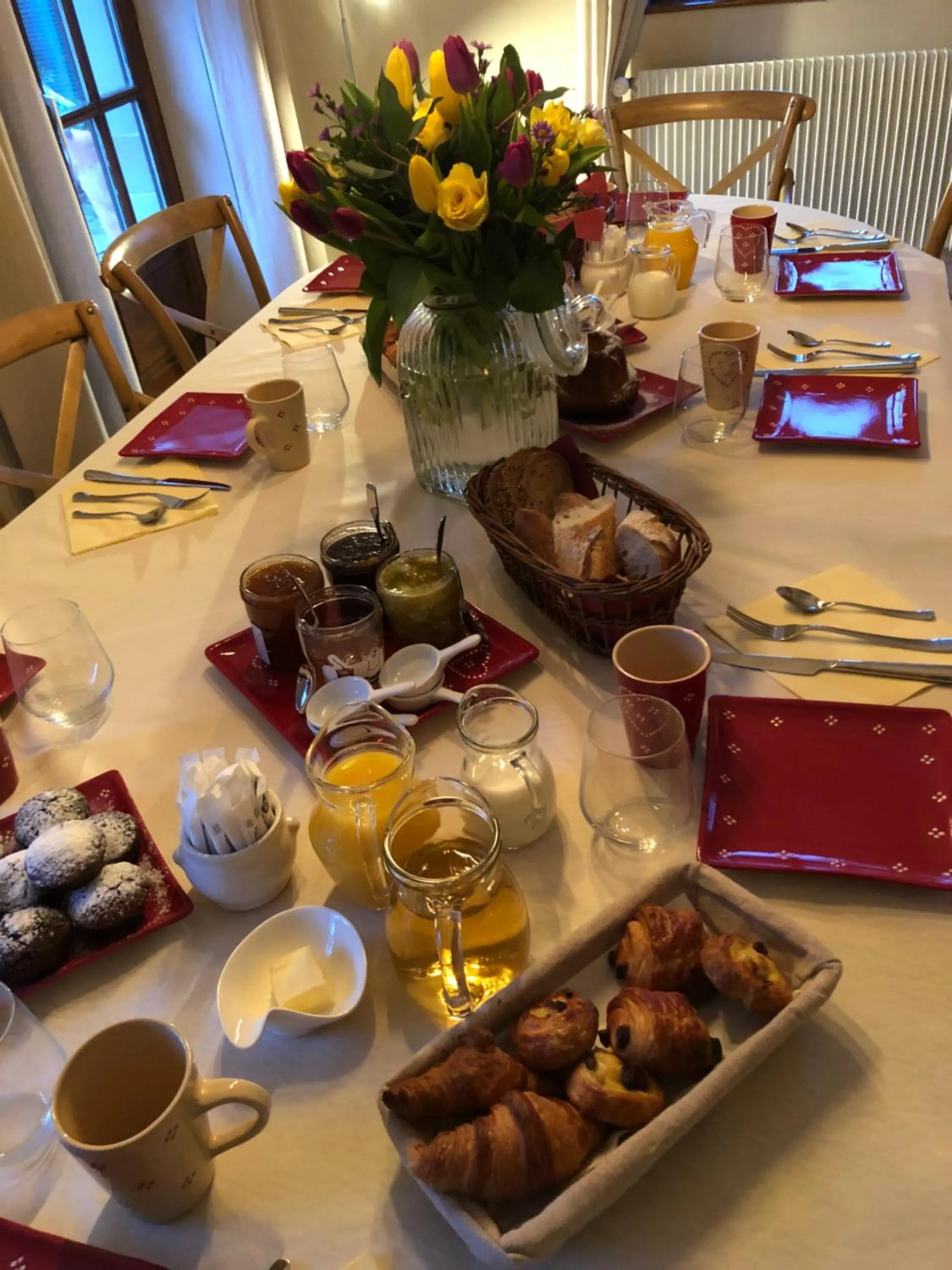 Food and drinks in Les Chambres Chez Christine