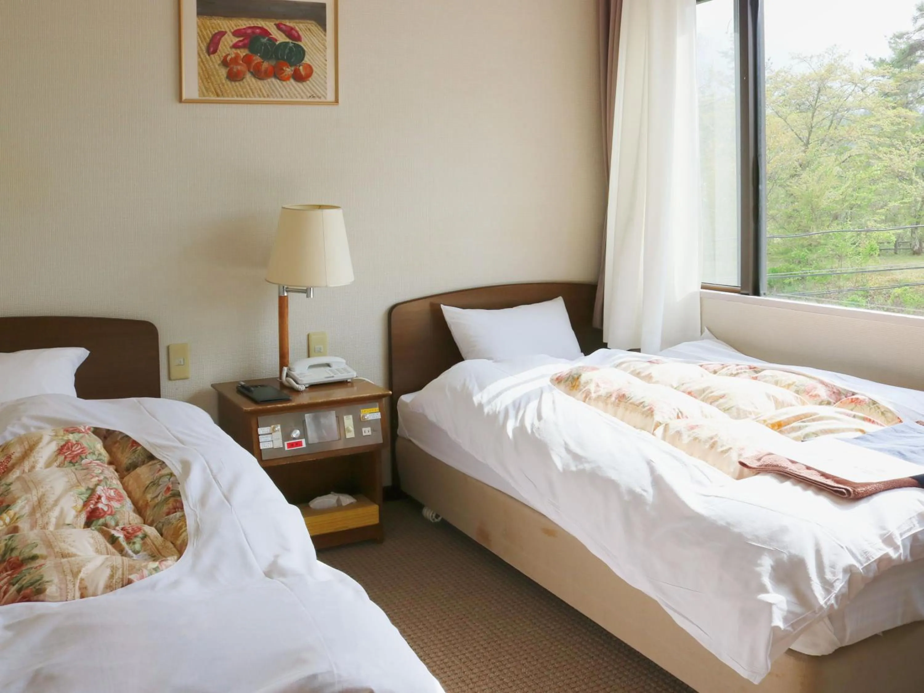 Photo of the whole room, Bed in Niitsuru Onsen Nda