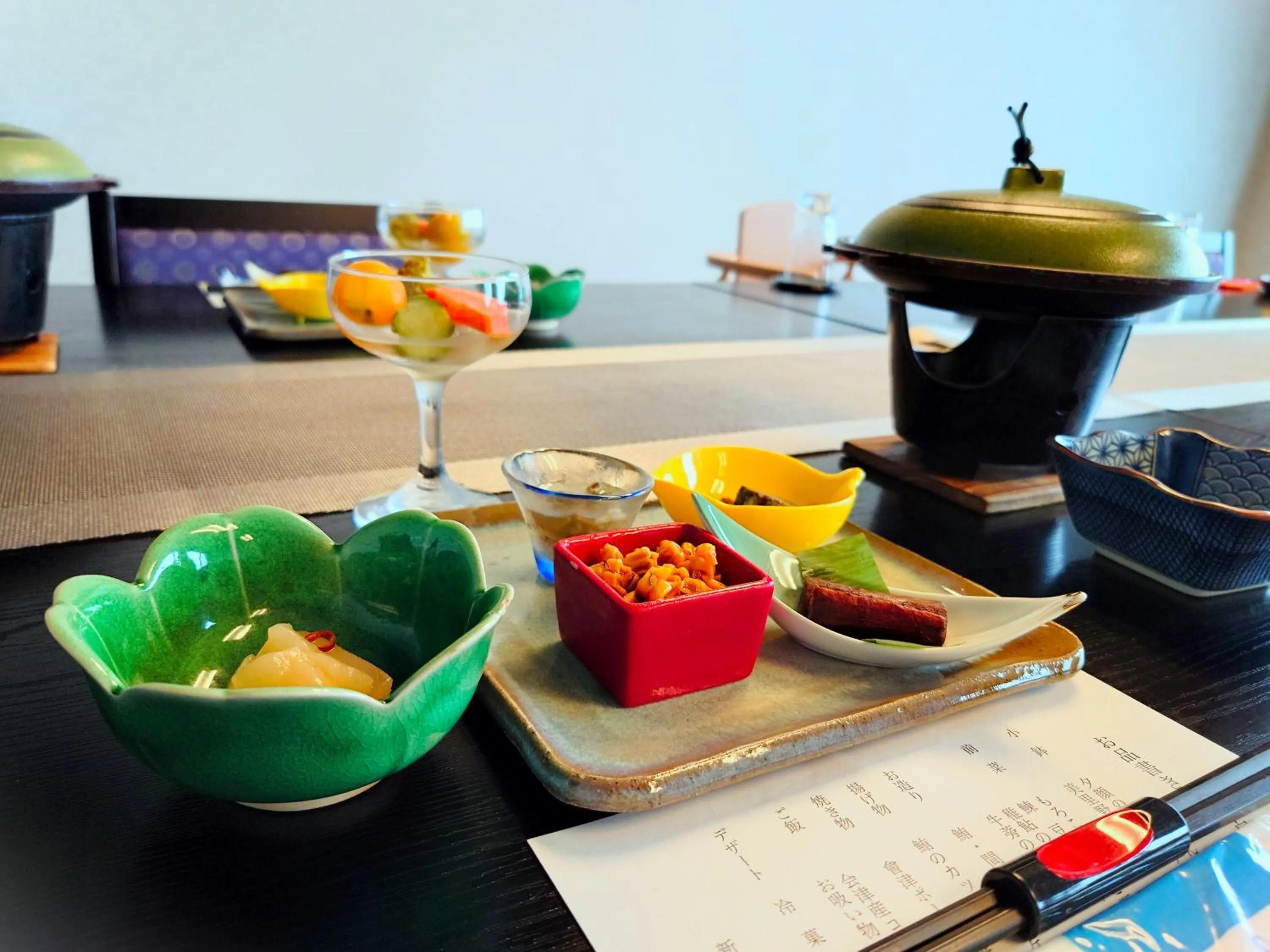 Food in Niitsuru Onsen Nda