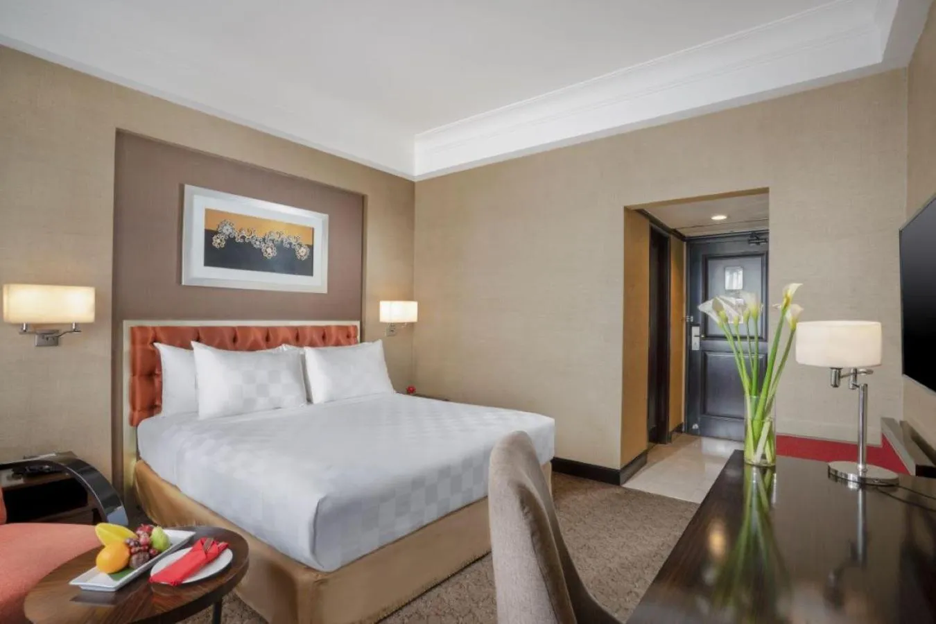 Bed in Hotel Ciputra Semarang managed by Swiss-Belhotel International