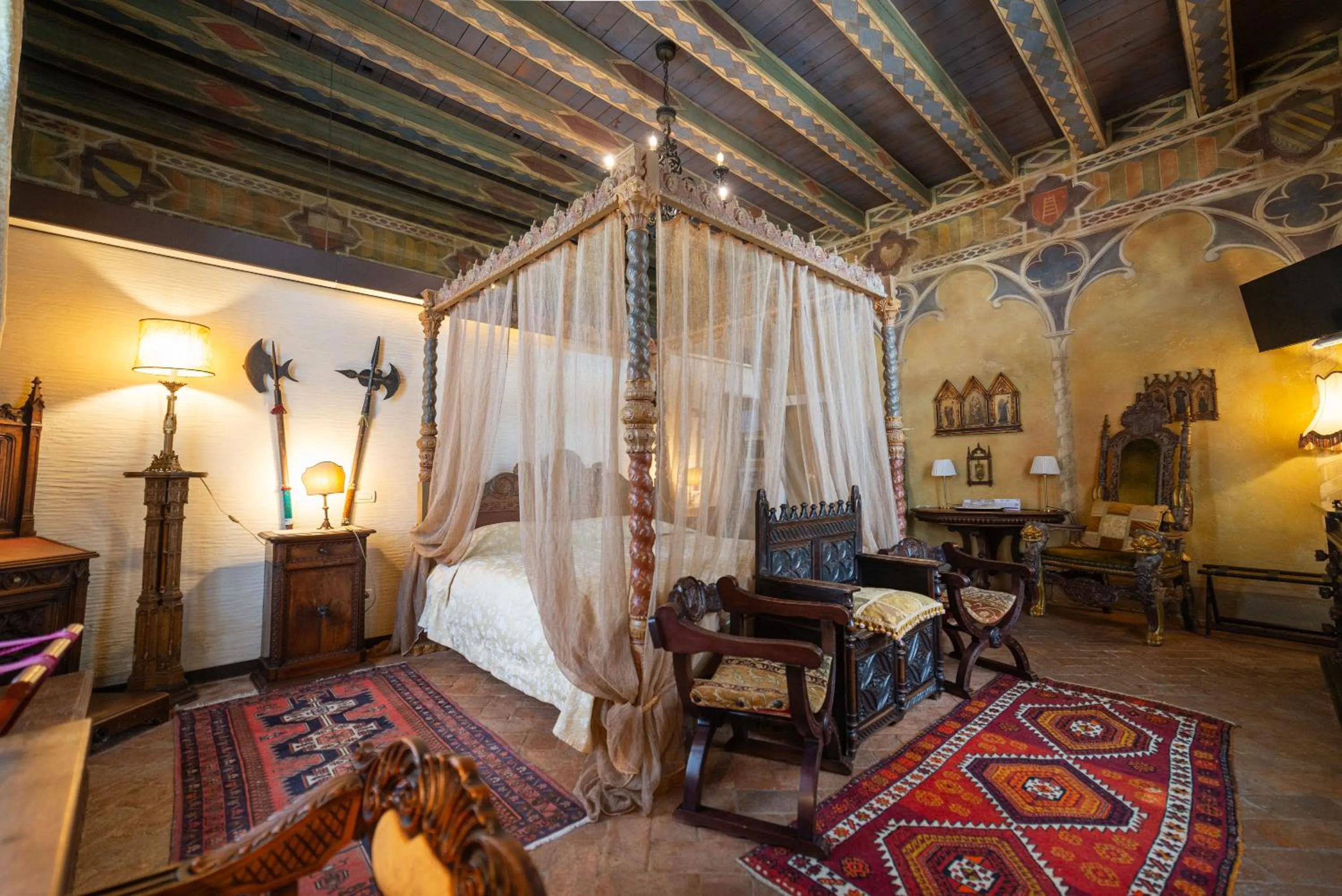 Bedroom in Relais Castello Bevilacqua