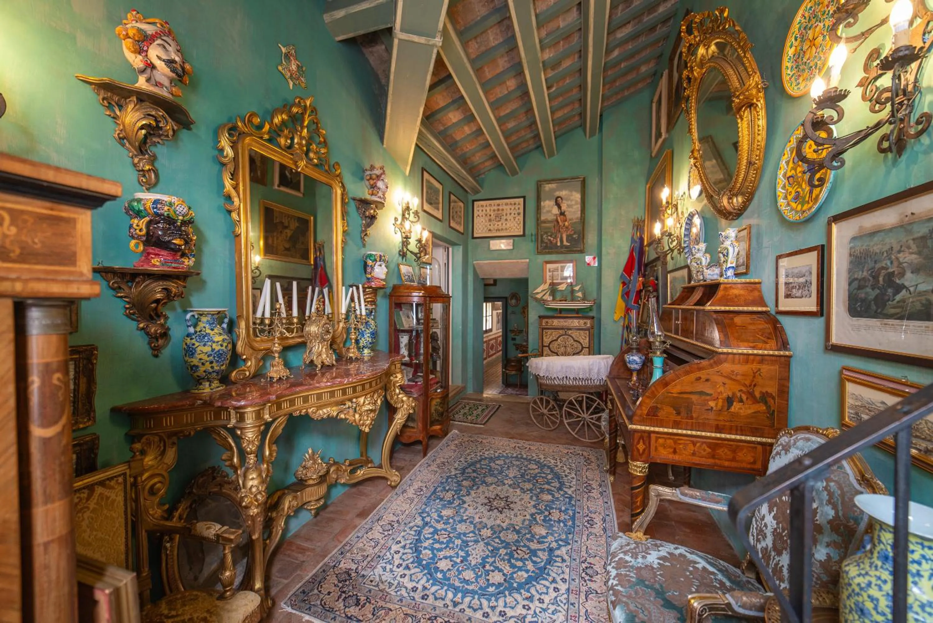 Living room in Relais Castello Bevilacqua