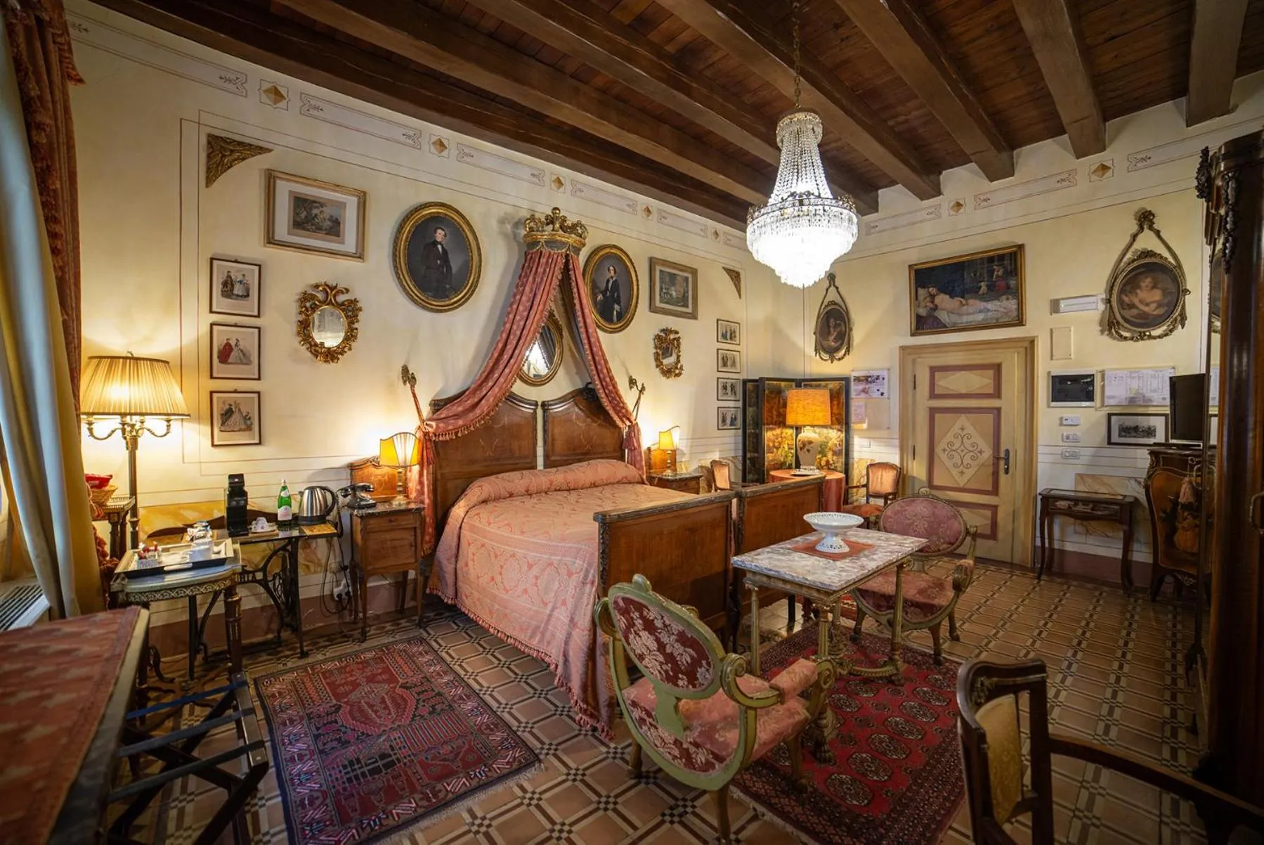Bedroom in Relais Castello Bevilacqua
