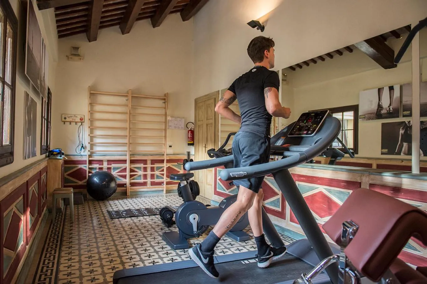 Fitness centre/facilities in Relais Castello Bevilacqua