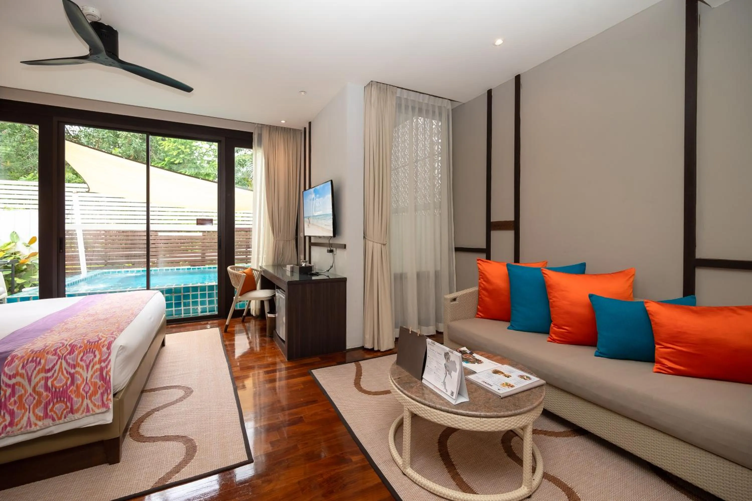 Area and facilities, Bed in The Rock Hua Hin Beachfront Spa Resort