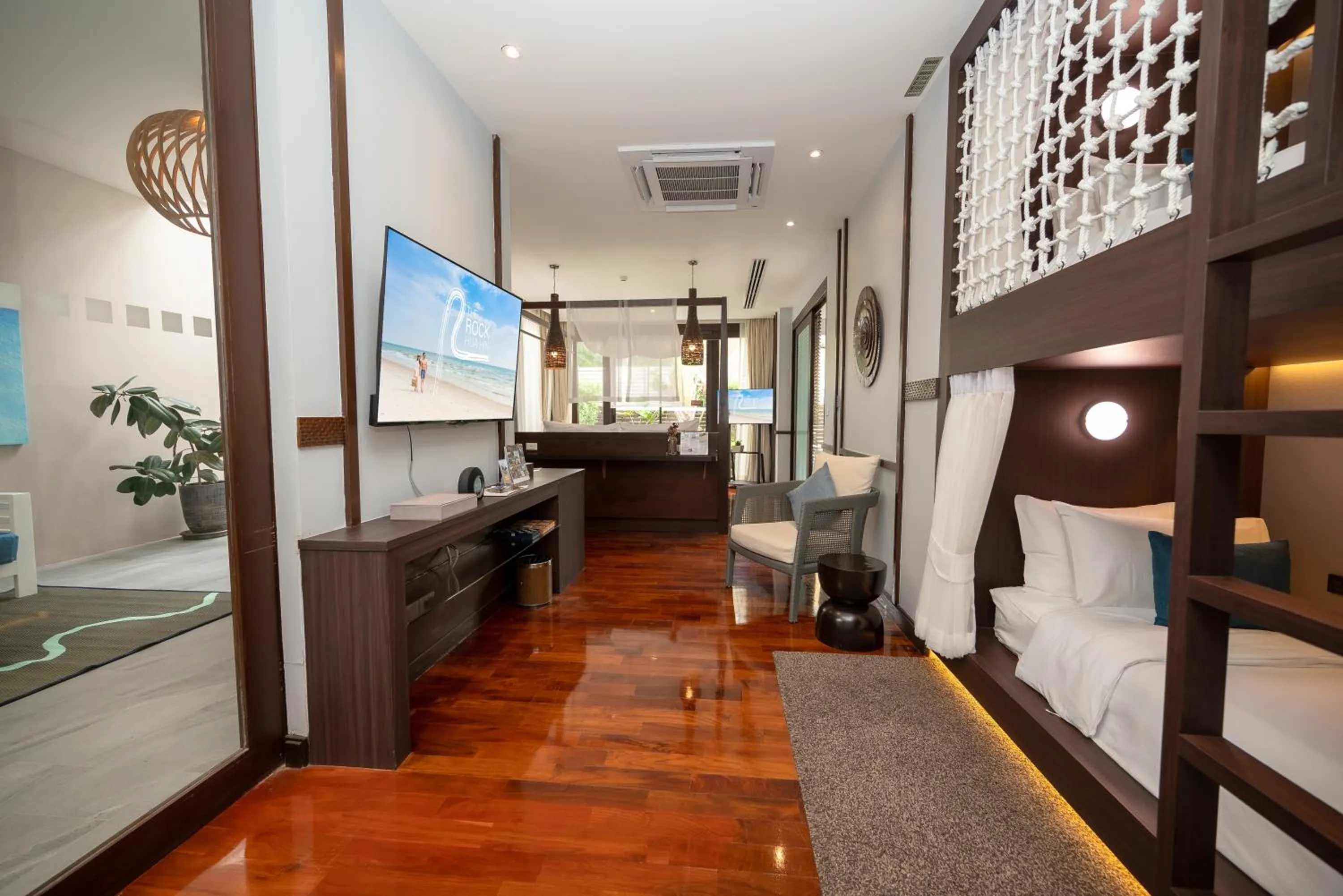 Area and facilities, Bed in The Rock Hua Hin Beachfront Spa Resort