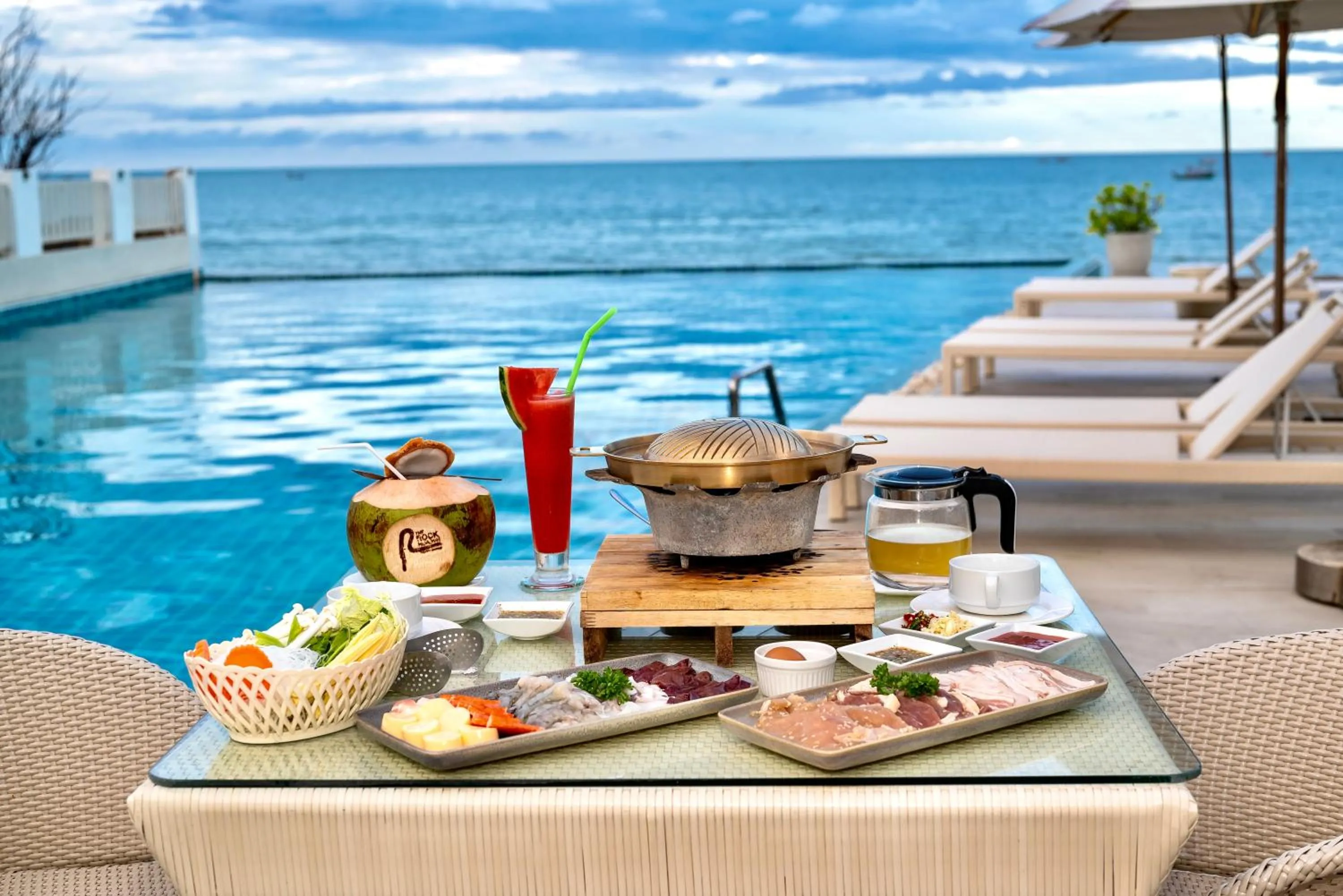 Dinner in The Rock Hua Hin Beachfront Spa Resort