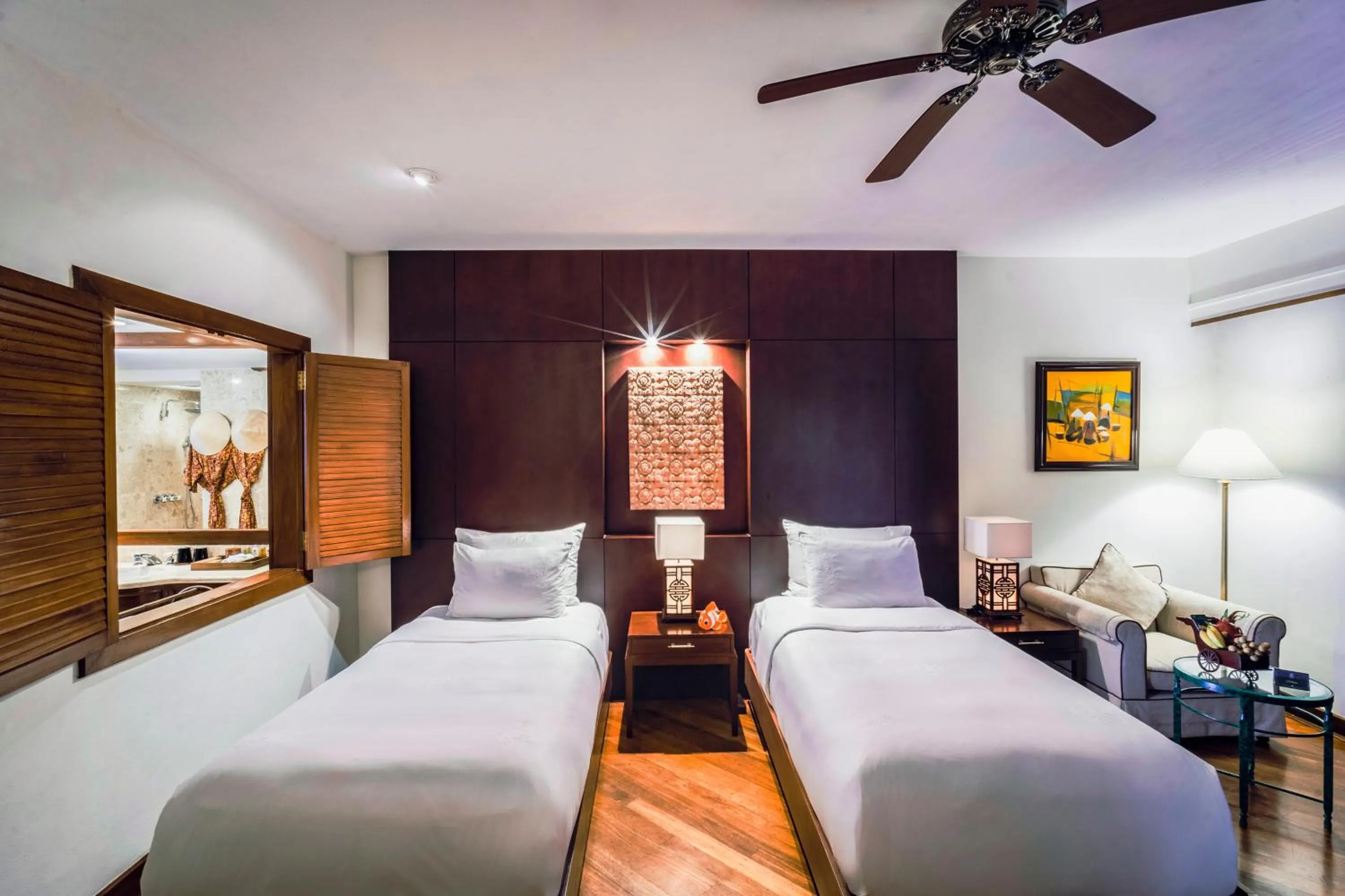 Bed in Furama Resort Danang