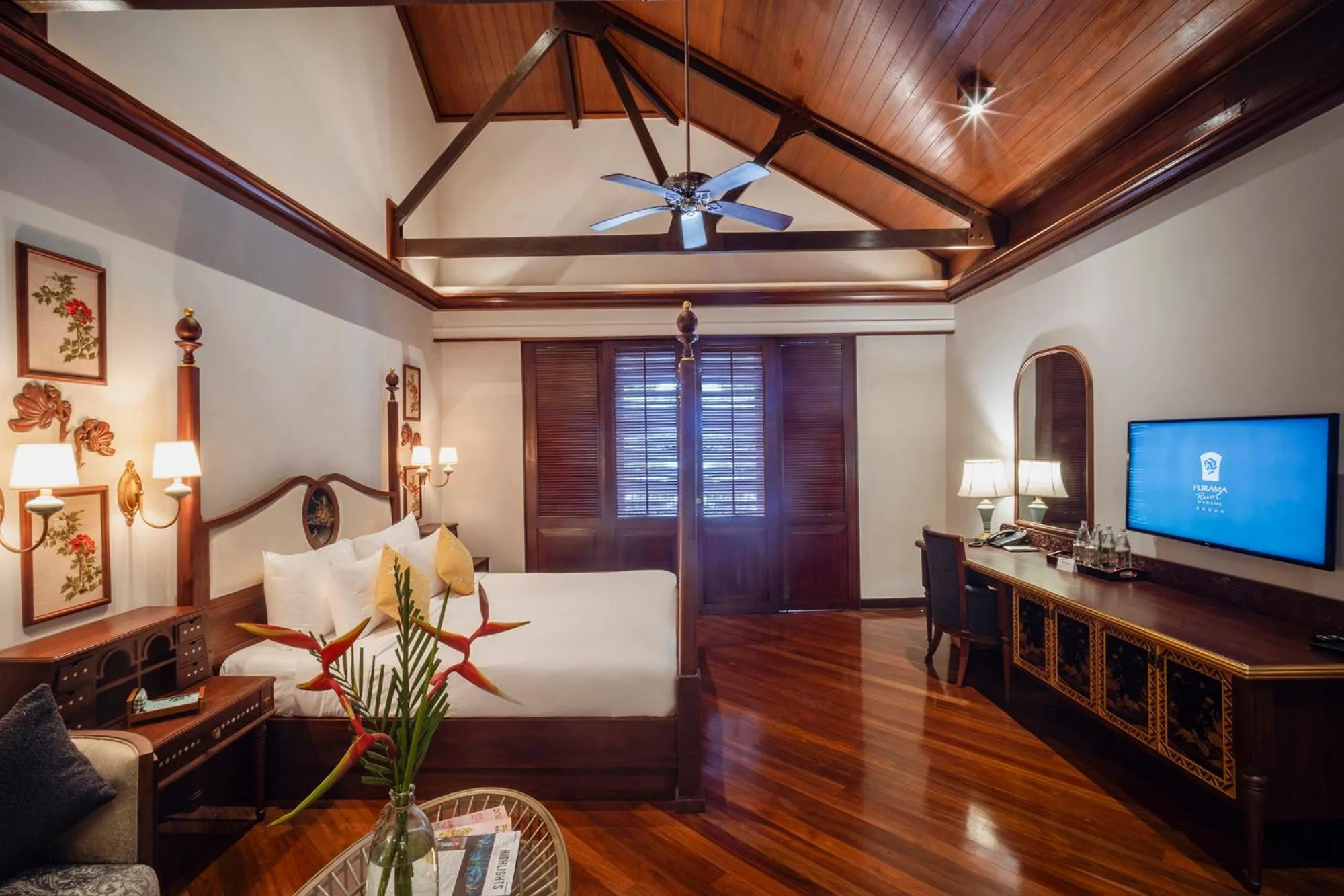 Bed in Furama Resort Danang