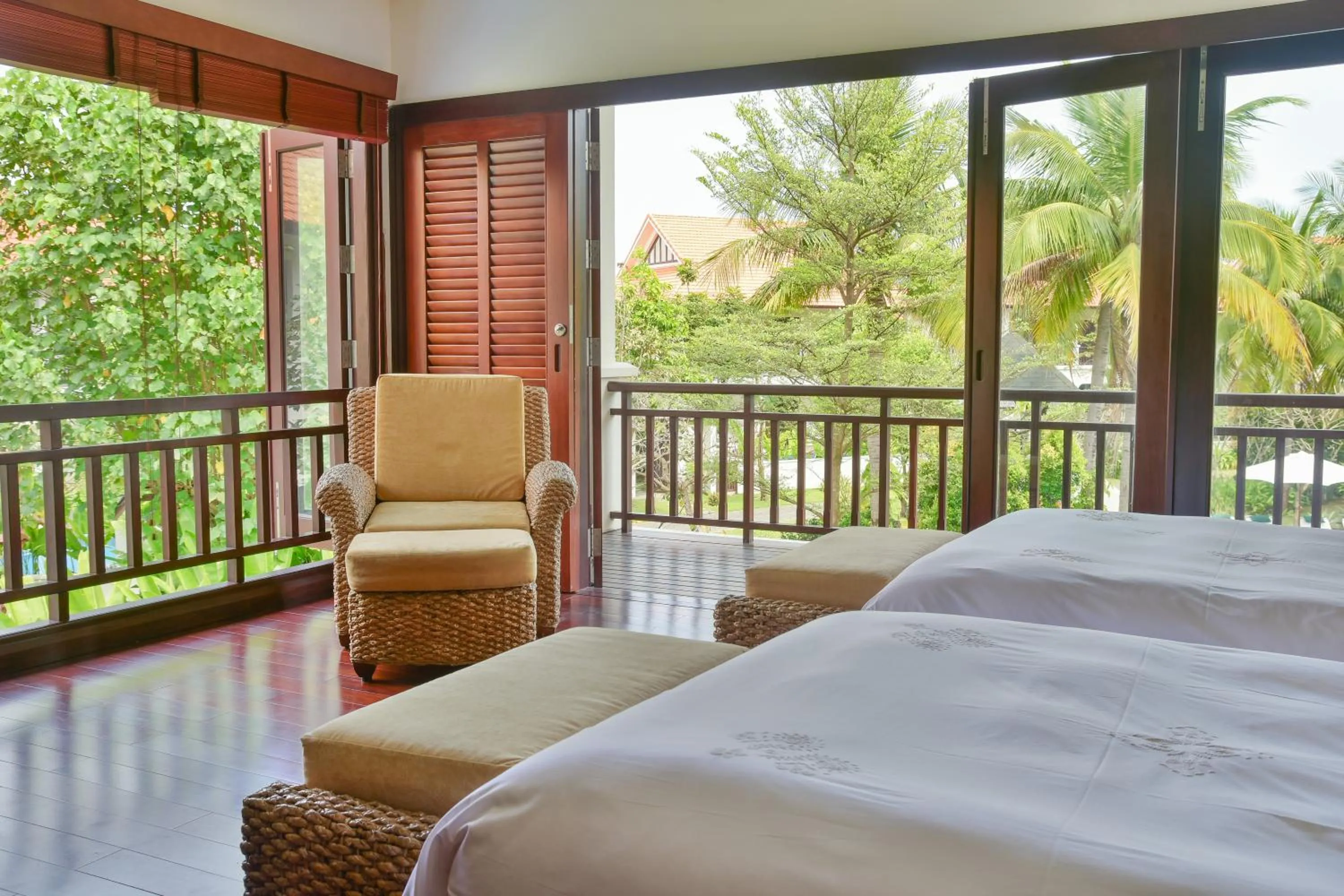 Bed in Furama Resort Danang