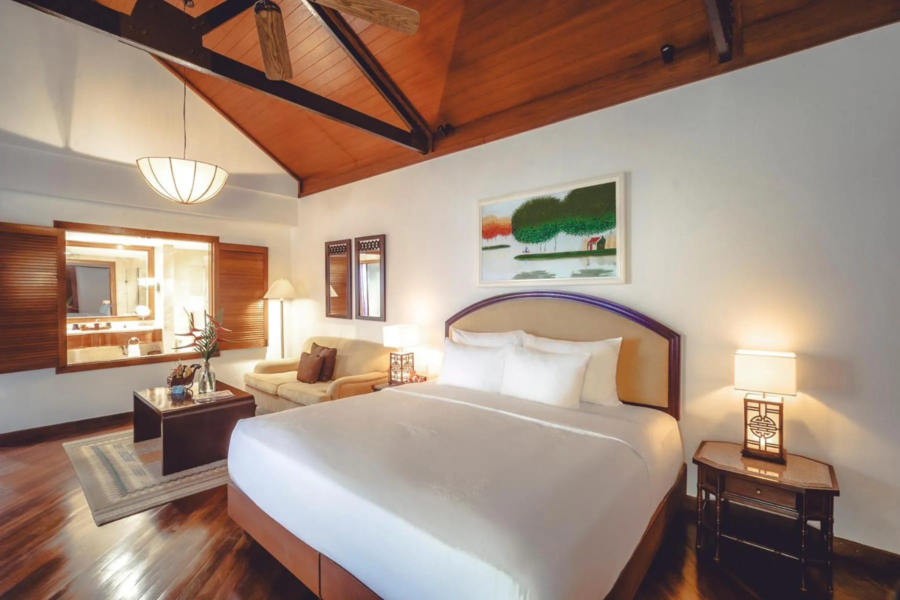 Bed in Furama Resort Danang