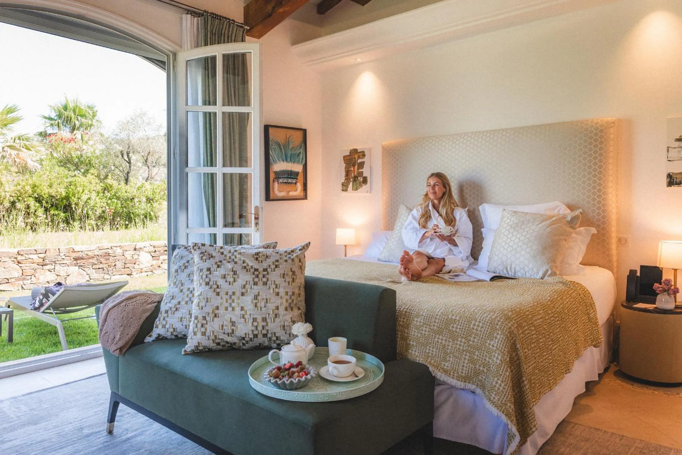 Bedroom, Bed in Domaine de l'Astragale