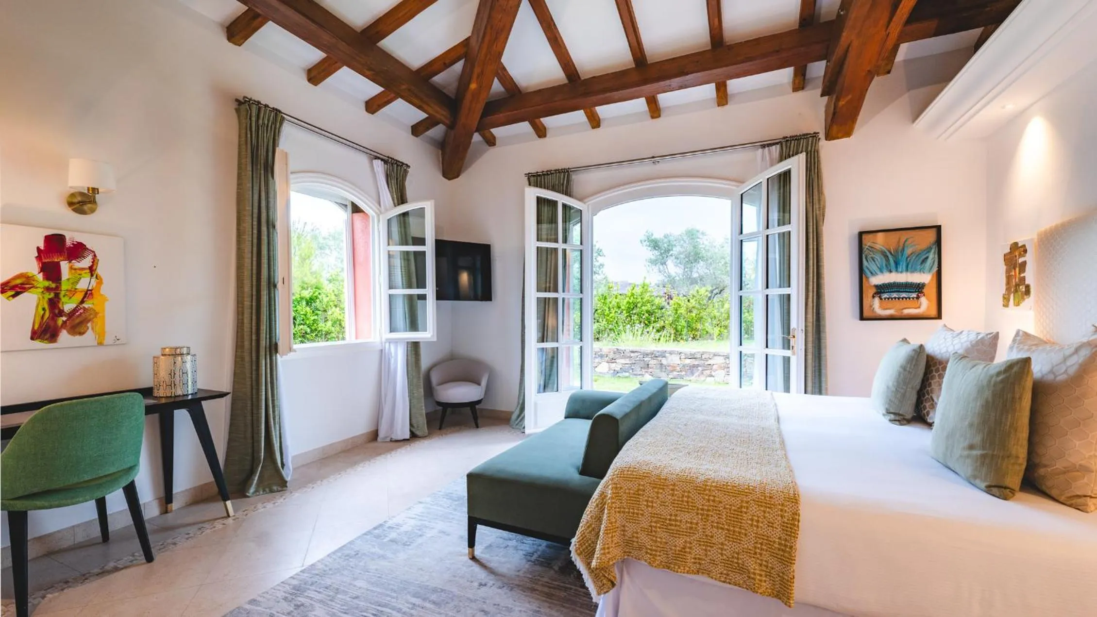Bedroom, Bed in Domaine de l'Astragale