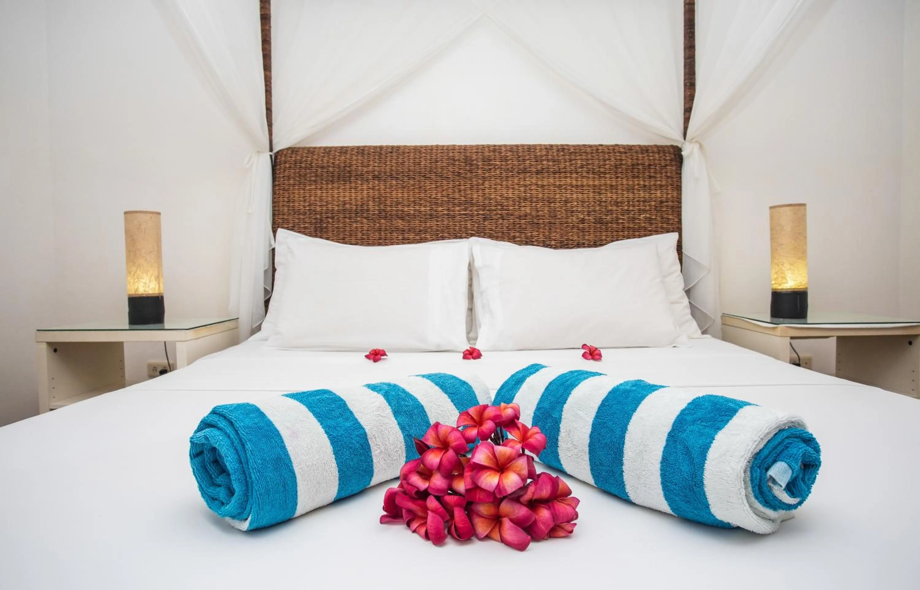 Bed in Mabuhay Beach House