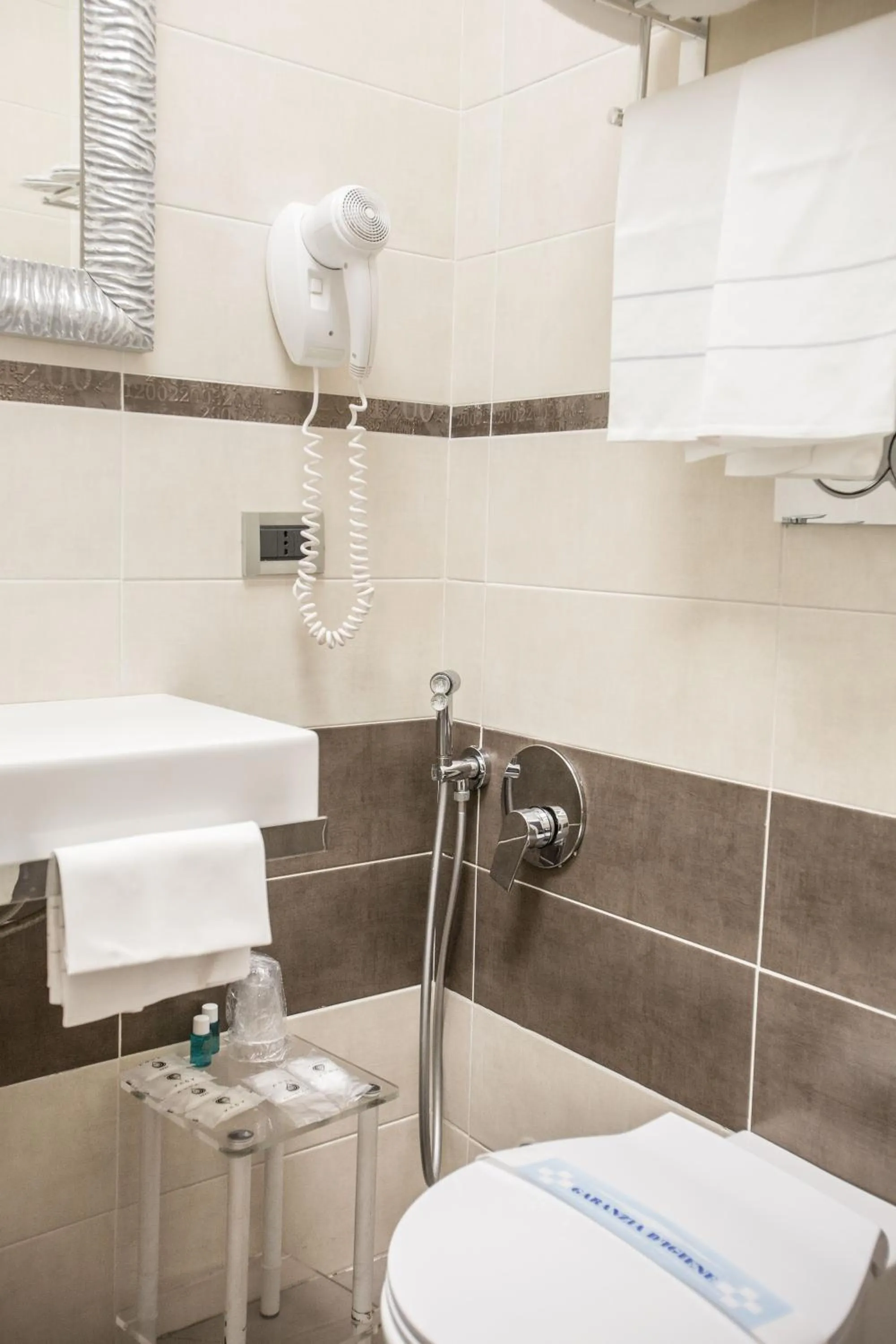 Bathroom in Hotel Piacenza