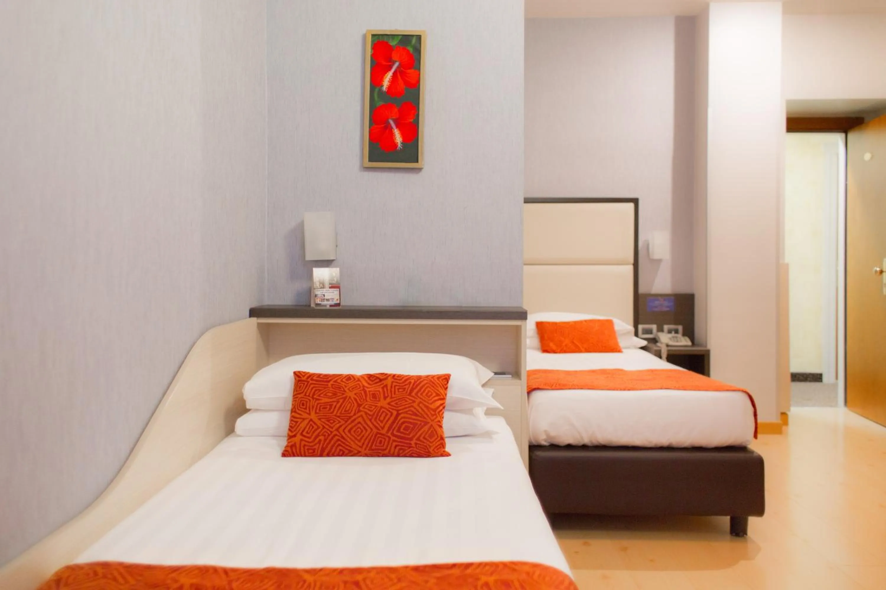 Bed in Hotel Piacenza