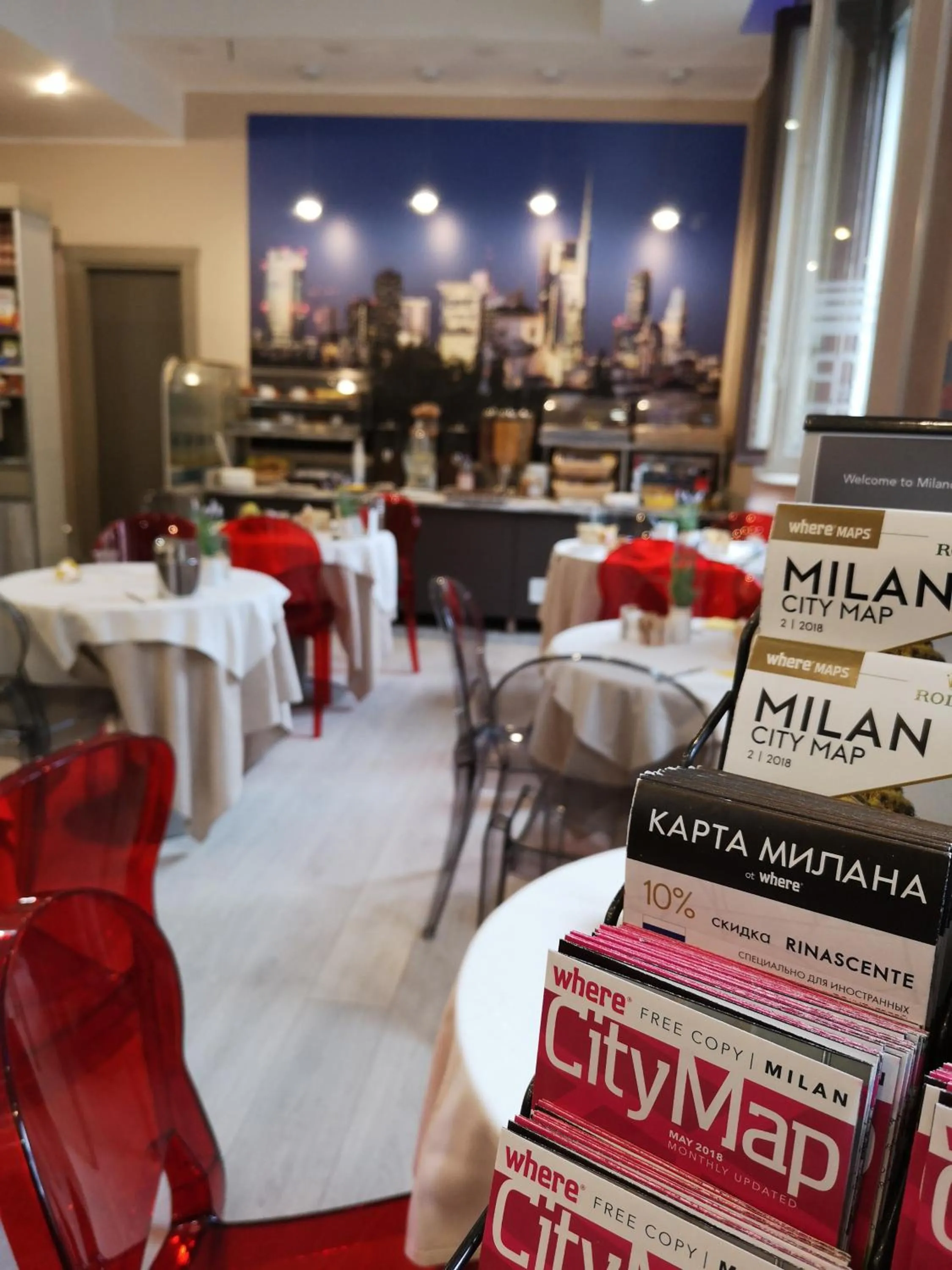 On site in Hotel Piacenza