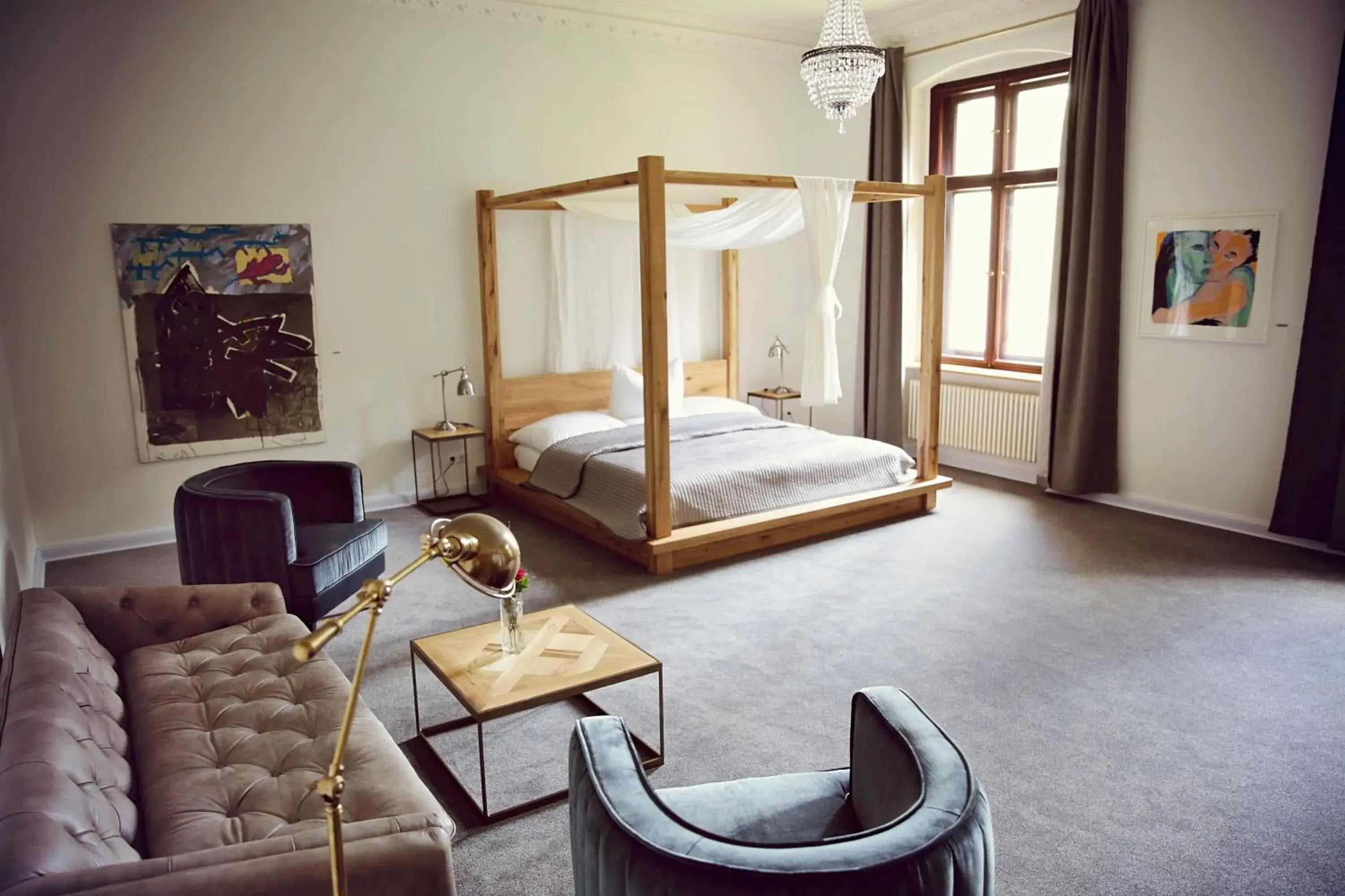 Deluxe Double Room in Romantik Hotel Schloss Reichenow Deluxe Double Room in Romantik Hotel Schloss Reichenow