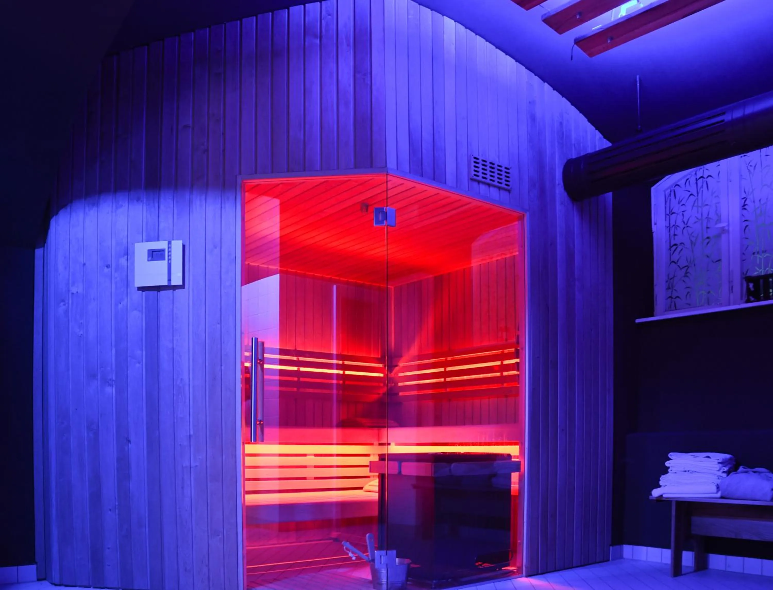 Sauna in Romantik Hotel Schloss Reichenow