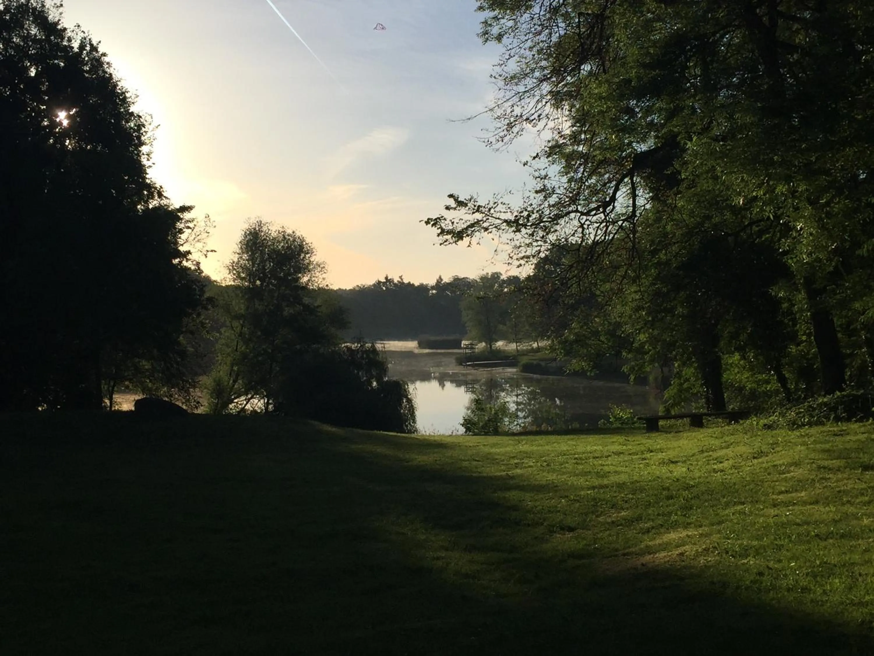 Garden view in Romantik Hotel Schloss Reichenow
