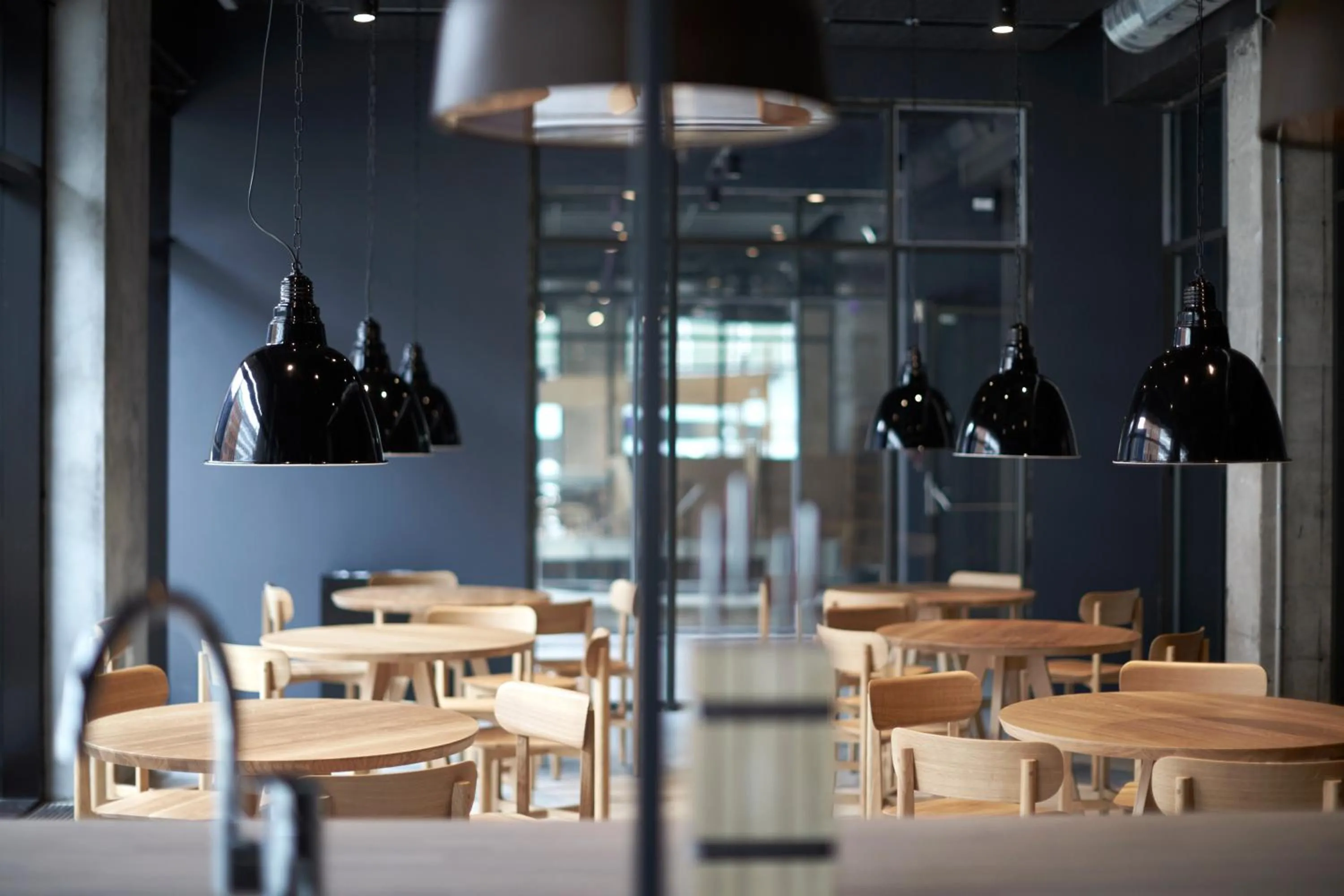 Communal kitchen in Steel House Copenhagen