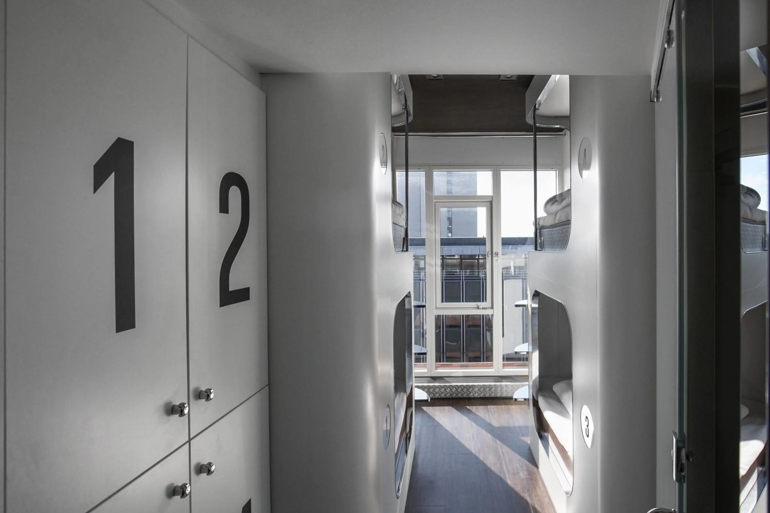 Photo of the whole room in Steel House Copenhagen