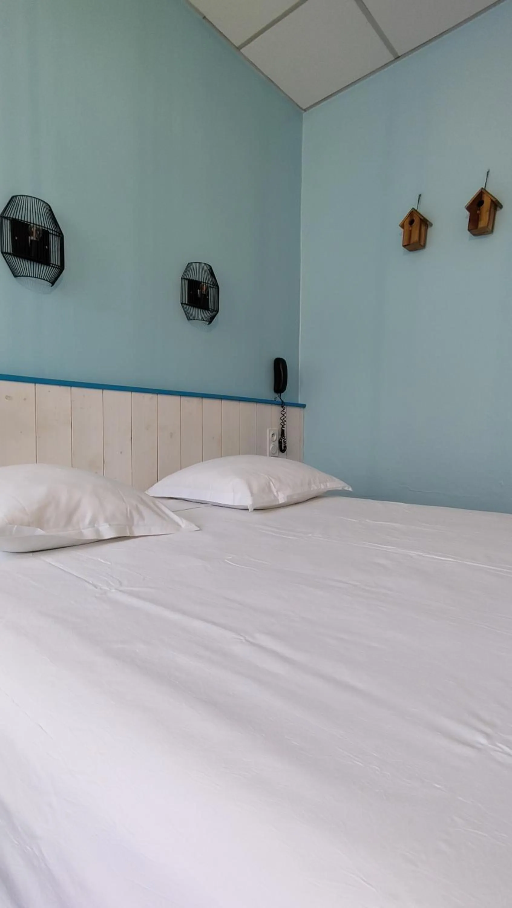 Bed in Hotel Le Colibri