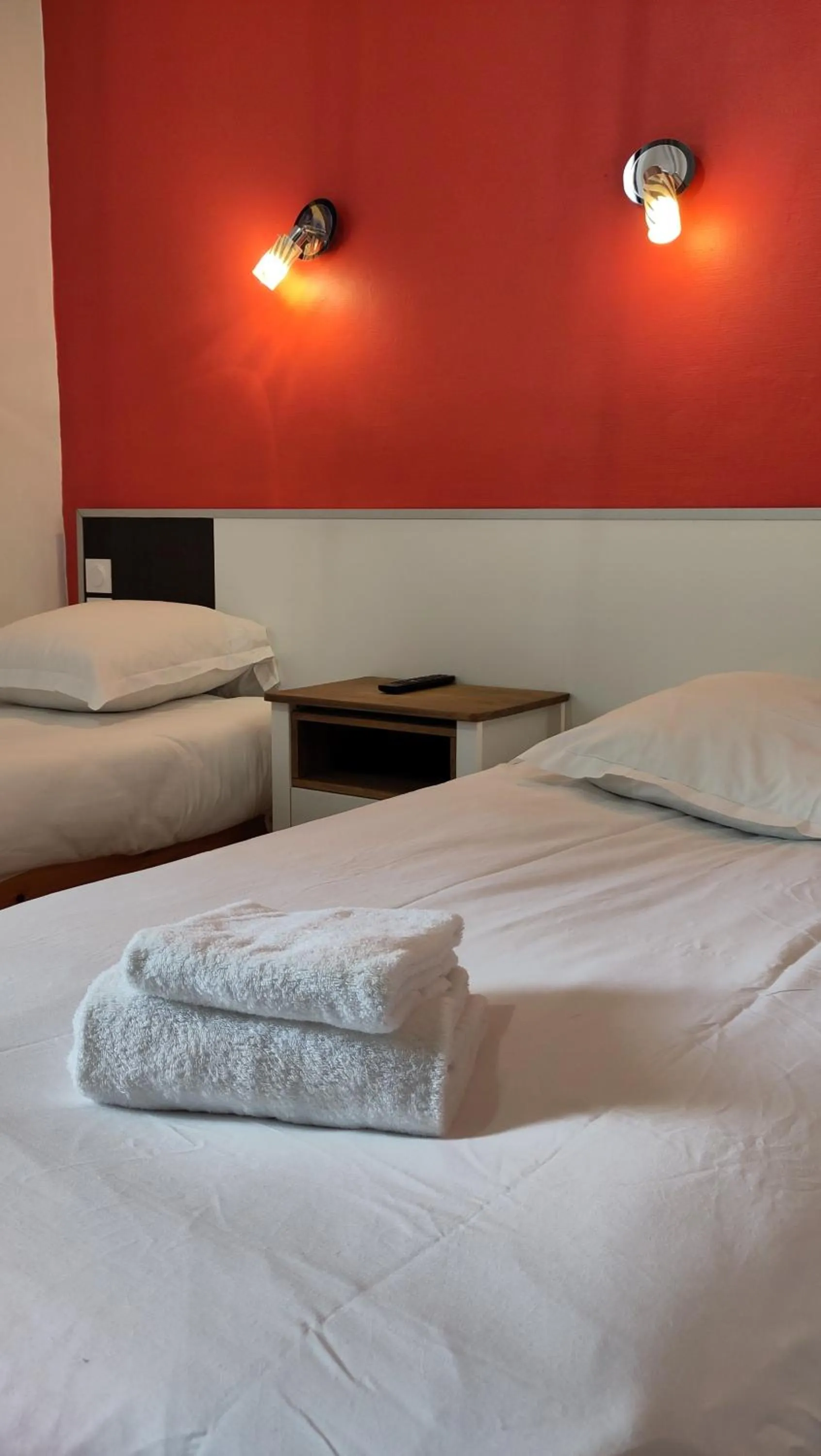 Bed in Hotel Le Colibri