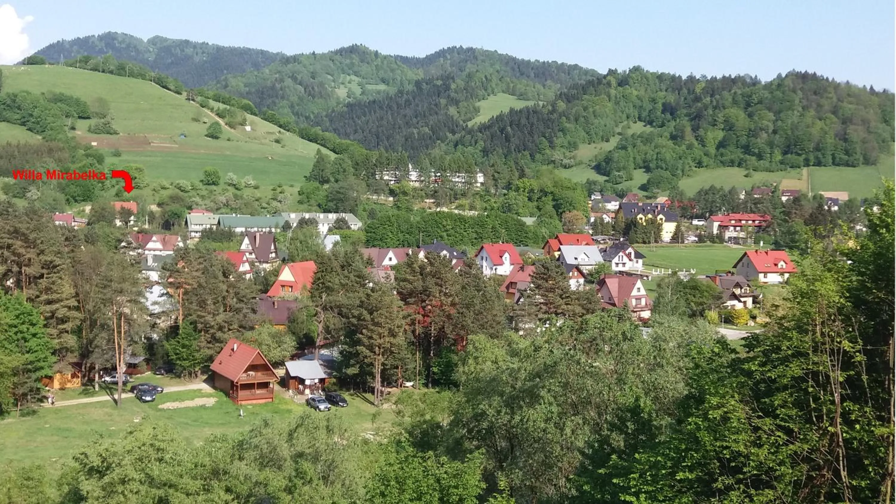 Bird's eye view in Willa Mirabelka