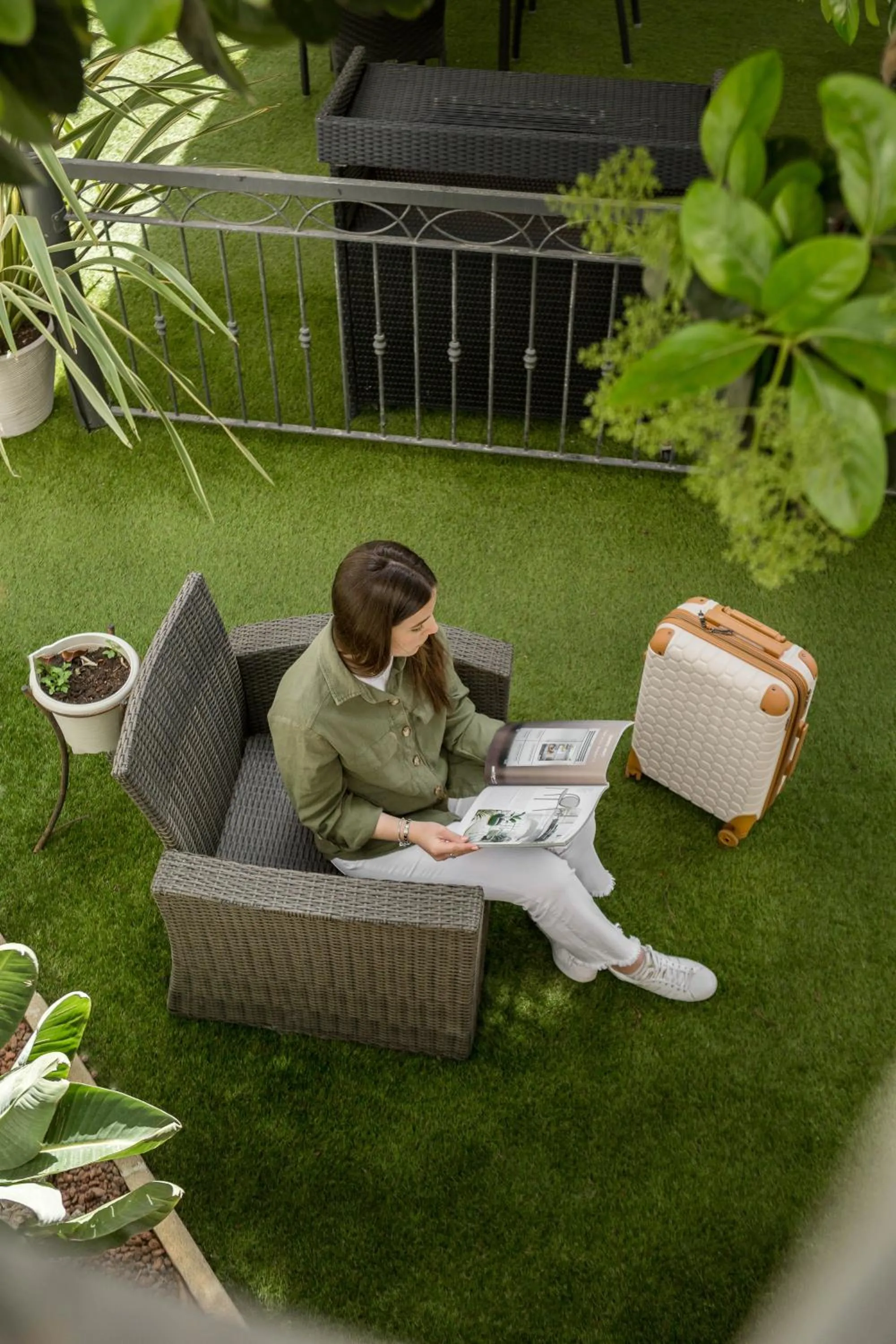 Garden in Hotel Domomea