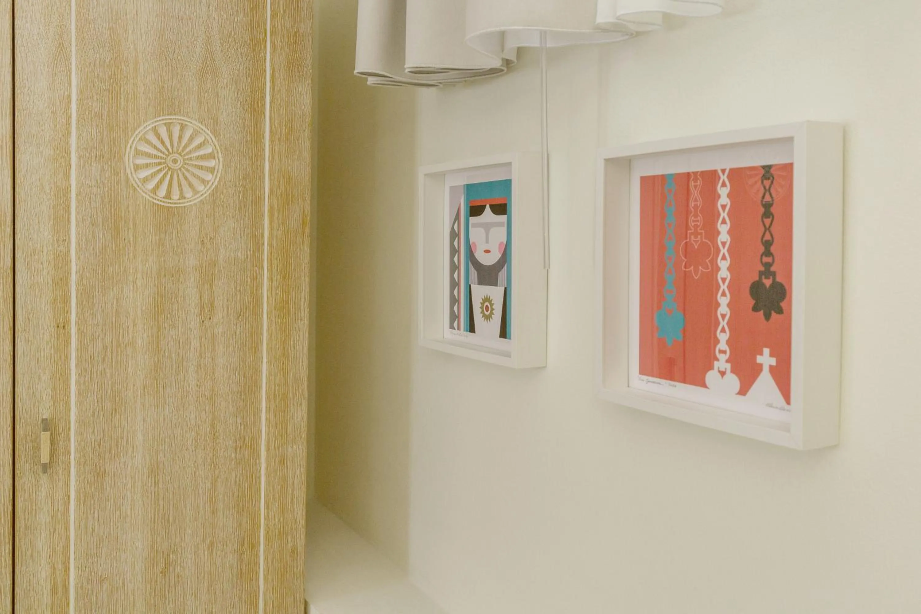 Decorative detail in Hotel Domomea