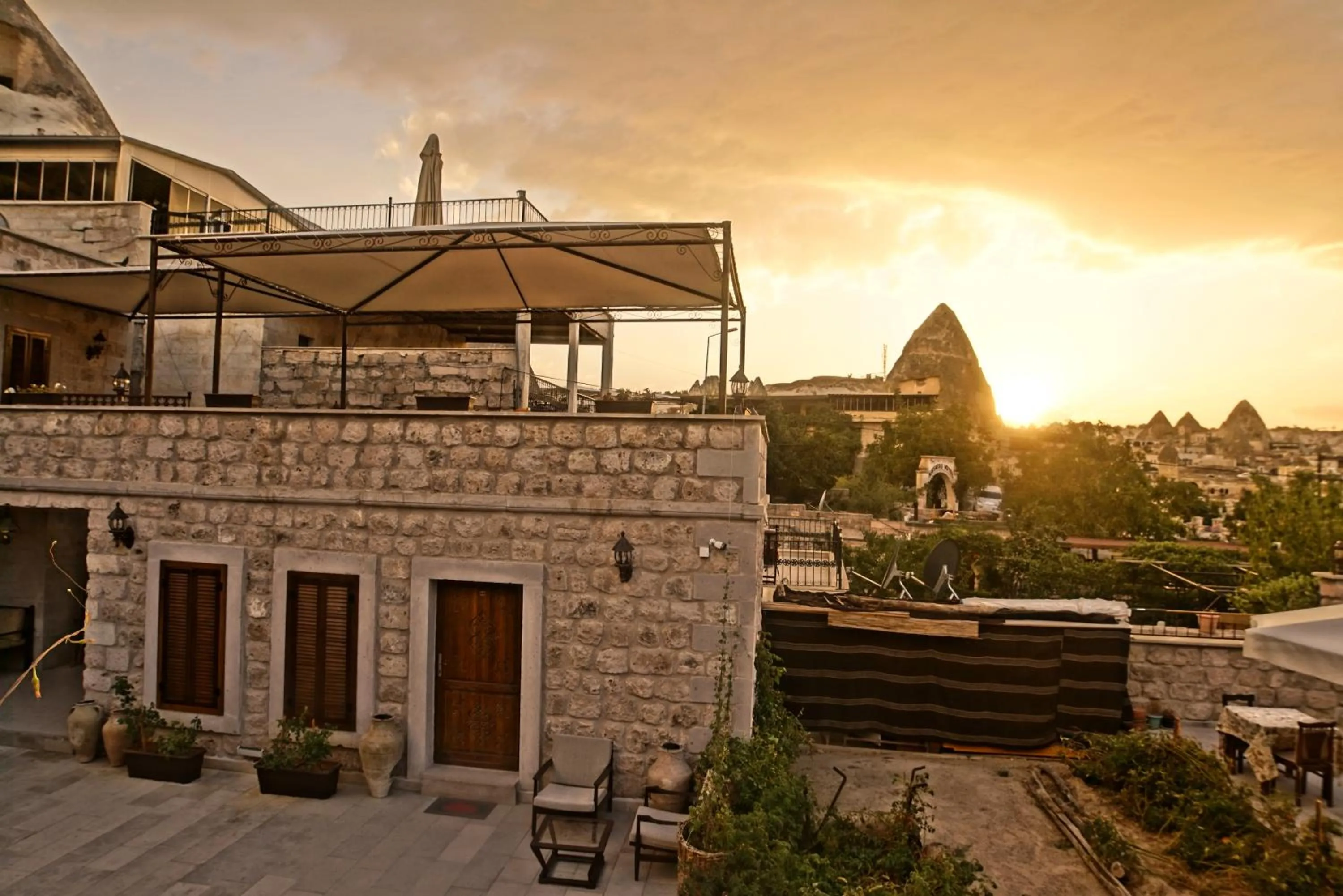 Balcony/Terrace in Guzide Cave Hotel